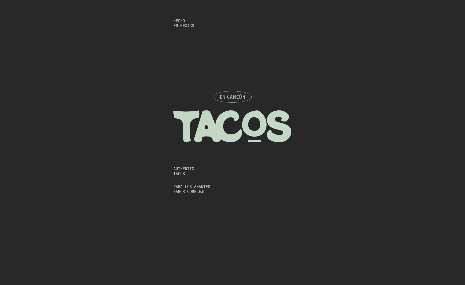 Tacos En Cancun — Изображение №1 — Брендинг на Dprofile