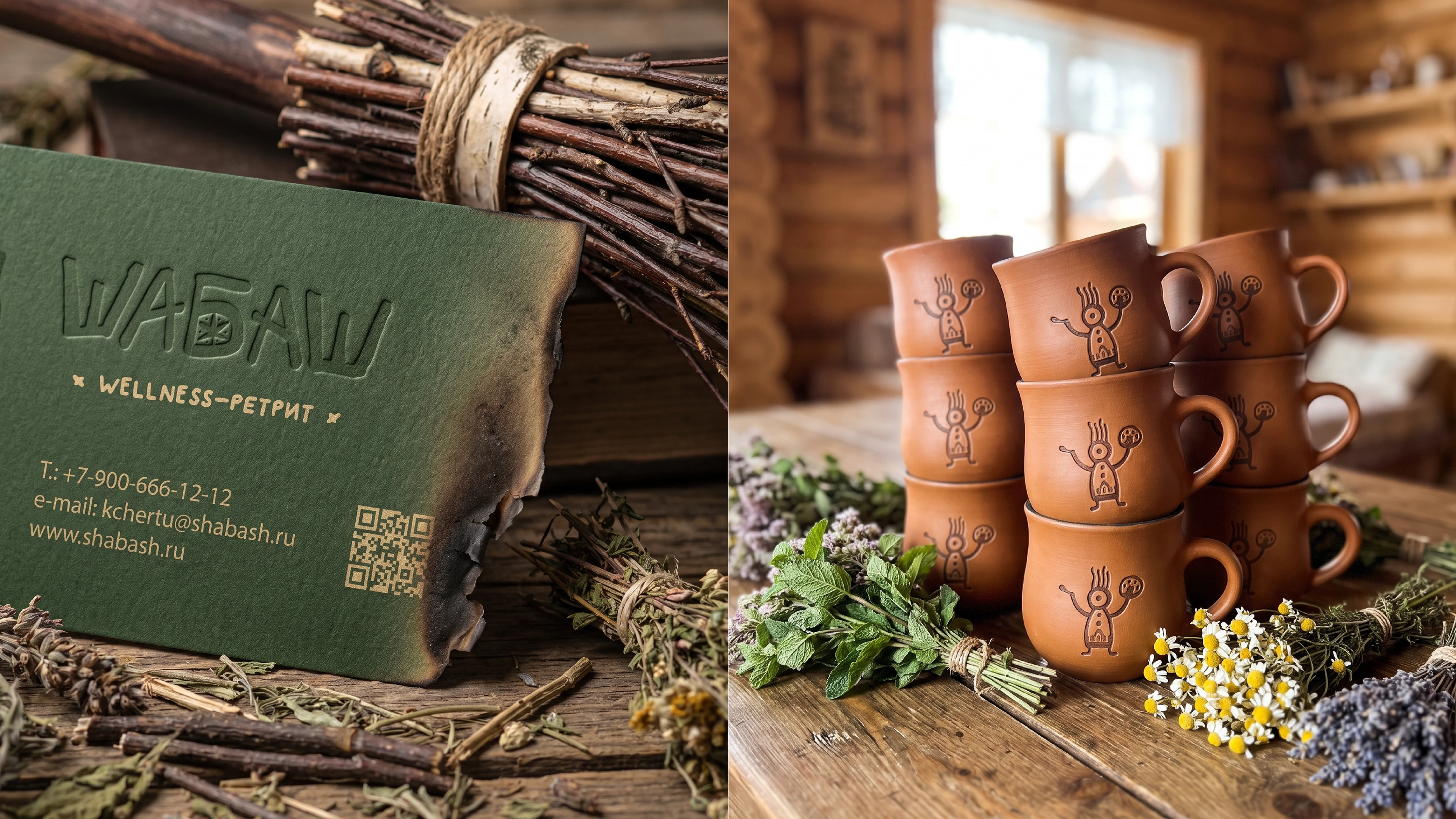 SHABASH | Wellness Retreat Brand Identity — Изображение №9 — Брендинг на Dprofile