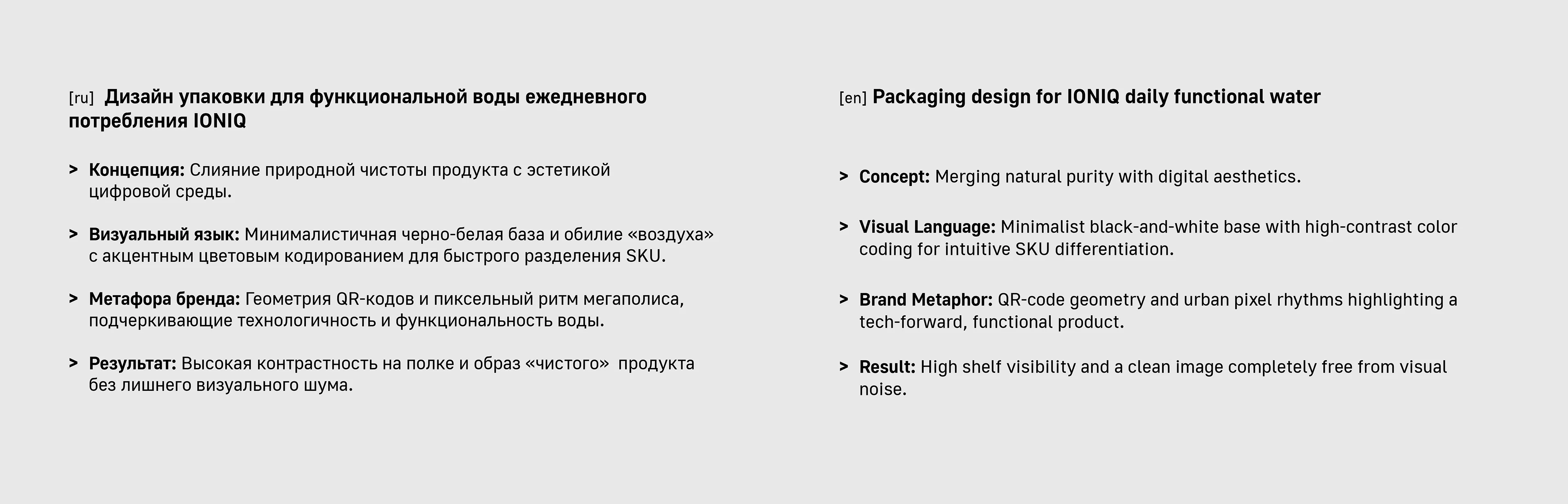 Packaging design for IONIQ daily functional water — Изображение №2 — Брендинг, Промдизайн на Dprofile