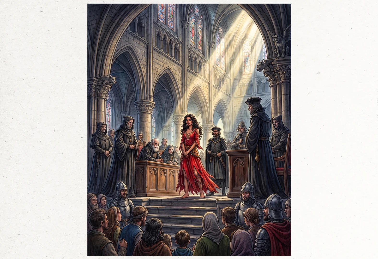 Notre-Dame de Paris | AI иллюстрации — Изображение №9 — Иллюстрация, Нейро на Dprofile