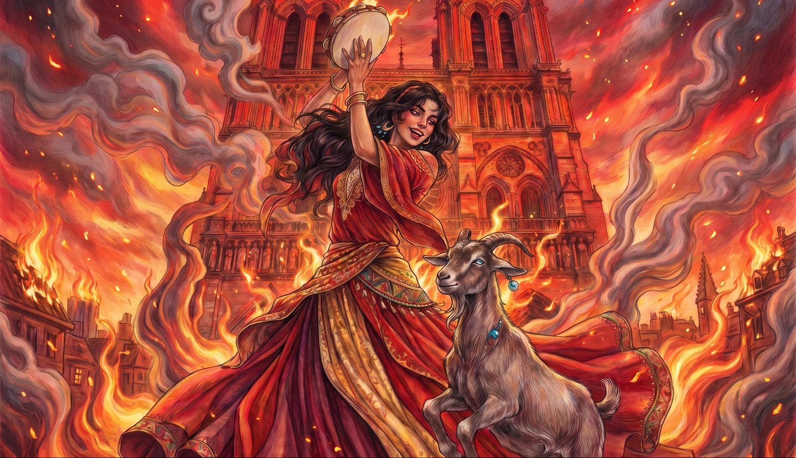 Notre-Dame de Paris | AI иллюстрации — Изображение №1 — Иллюстрация, Нейро на Dprofile