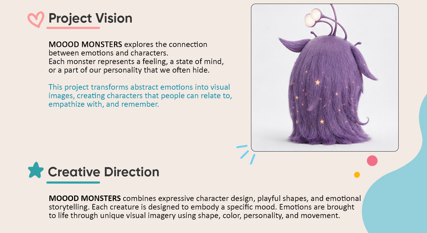 MOOOD MONSTERS. An Original Character Universe — Изображение №3 — Нейро на Dprofile