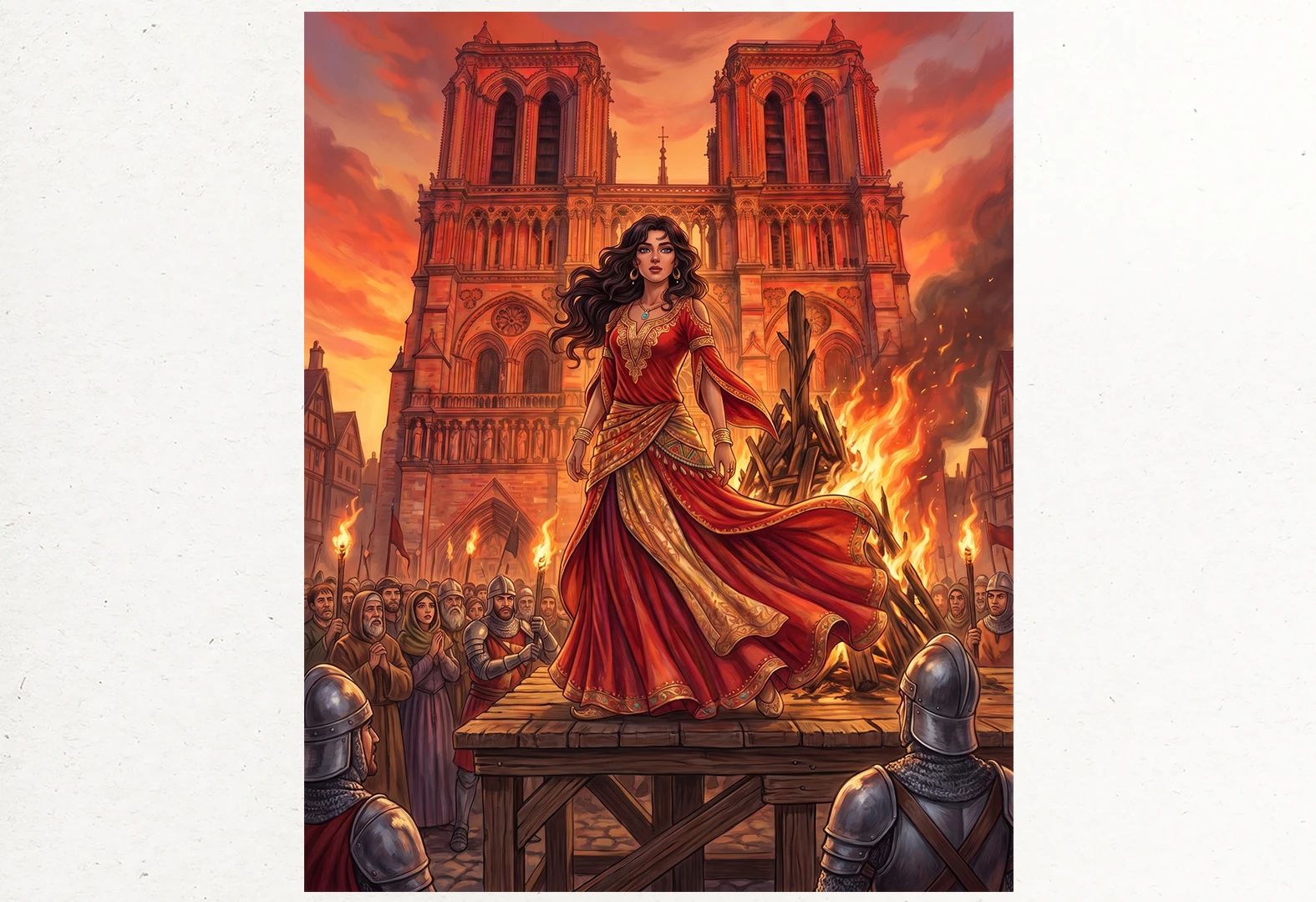 Notre-Dame de Paris | AI иллюстрации — Изображение №10 — Иллюстрация, Нейро на Dprofile