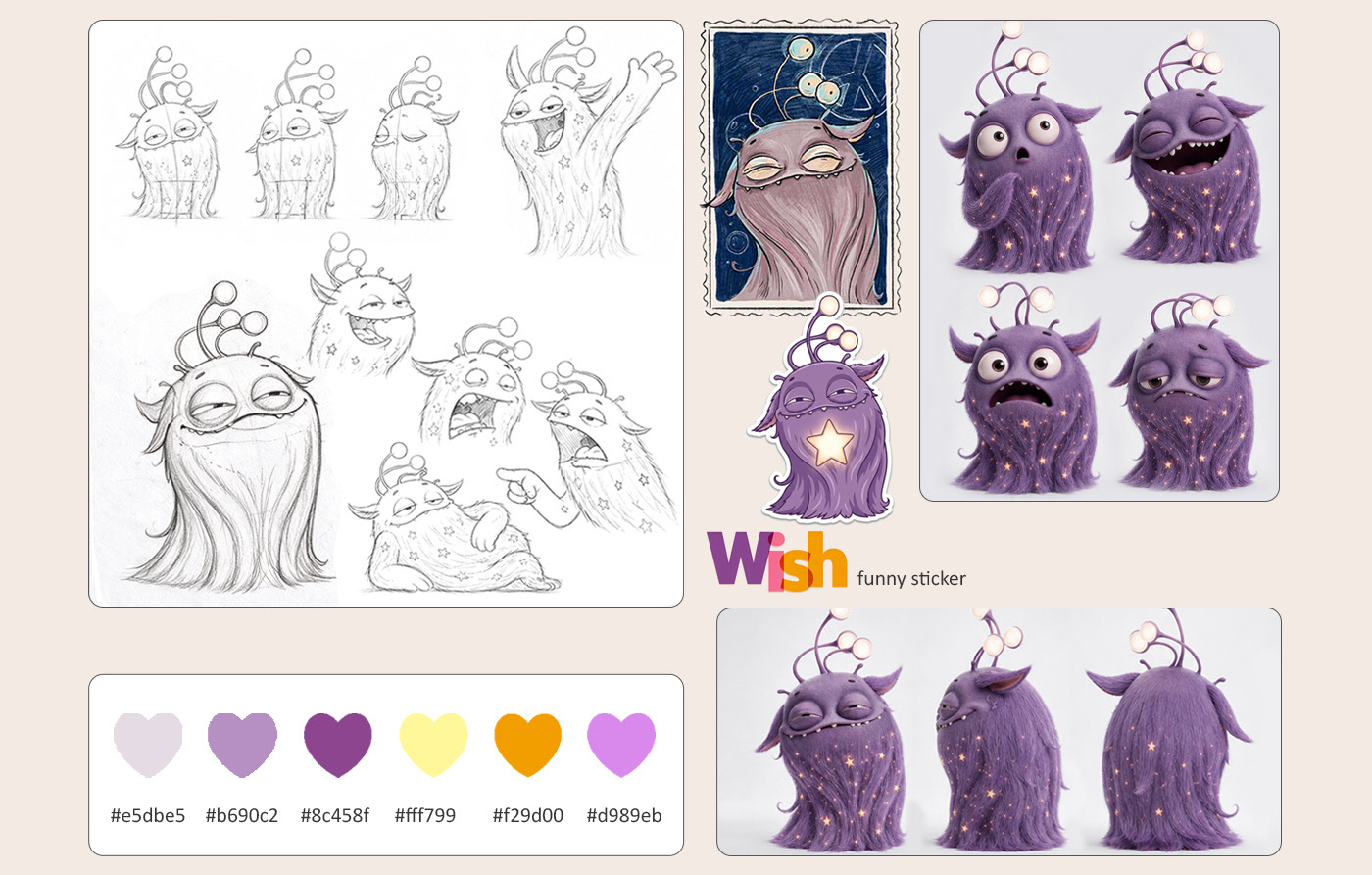 MOOOD MONSTERS. An Original Character Universe — Изображение №11 — Нейро на Dprofile