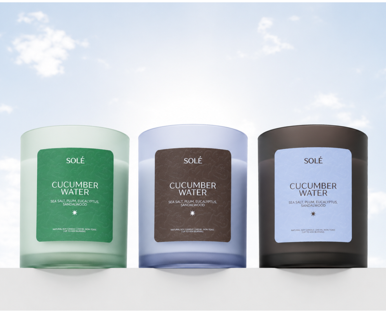 SOLÉ — Candle Brand Identity на Dprofile