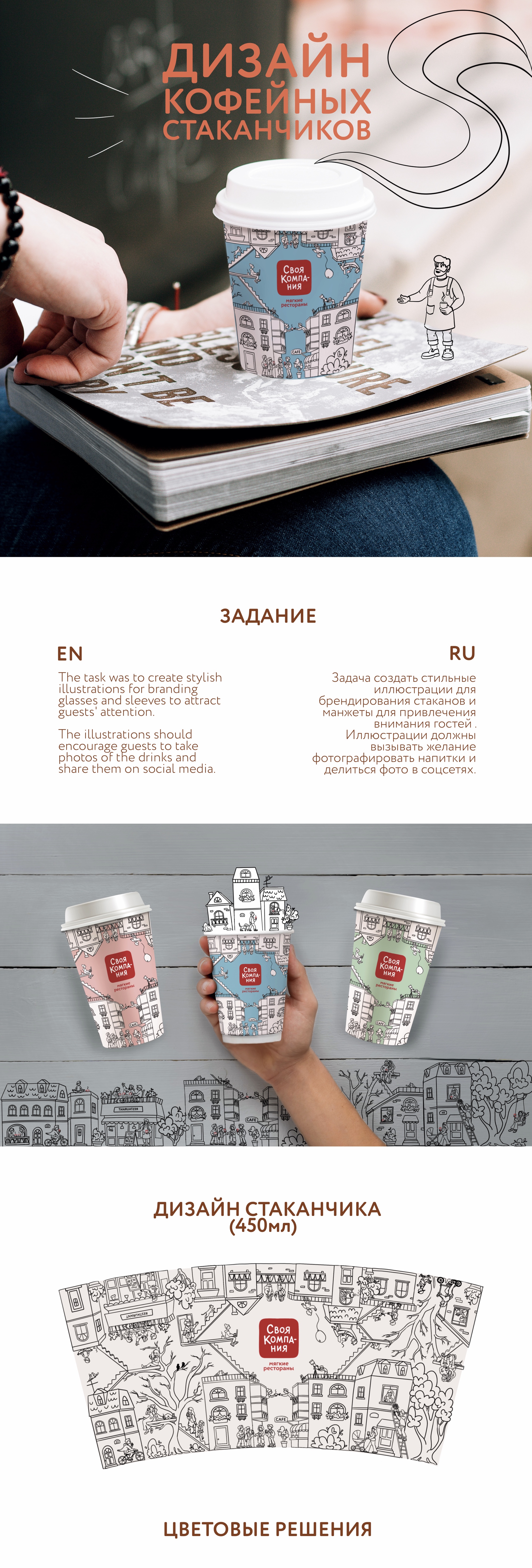 Дизайн кофейных стаканчиков — Изображение №1 — Брендинг, Графика на Dprofile