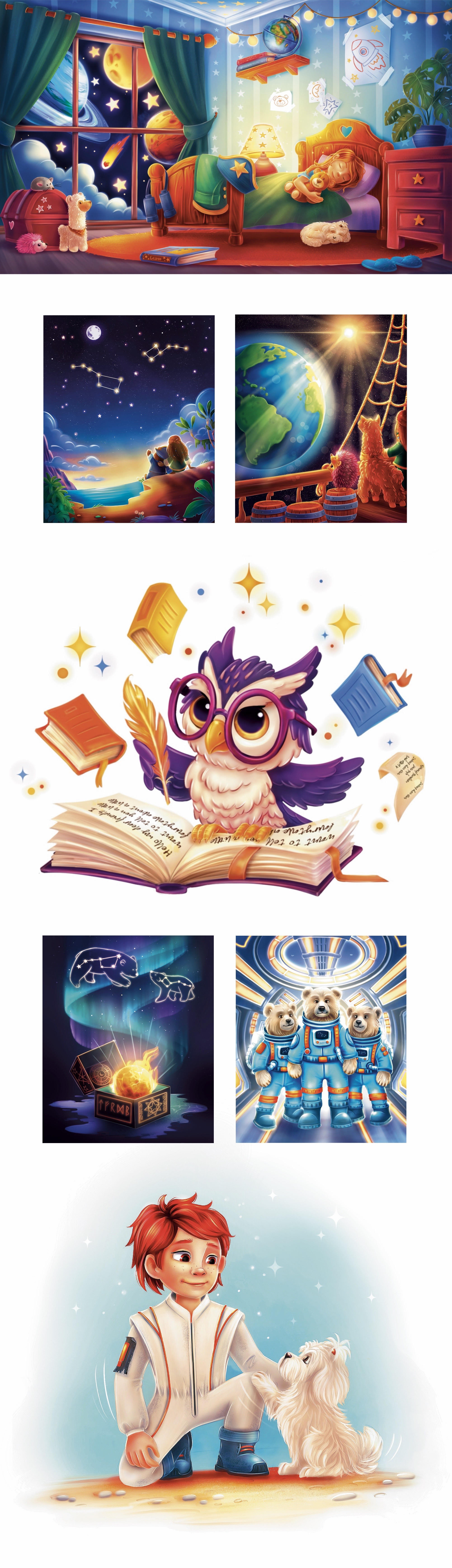 Детская книга с обложкой и леттерингом — Изображение №3 — Иллюстрация, Графика на Dprofile