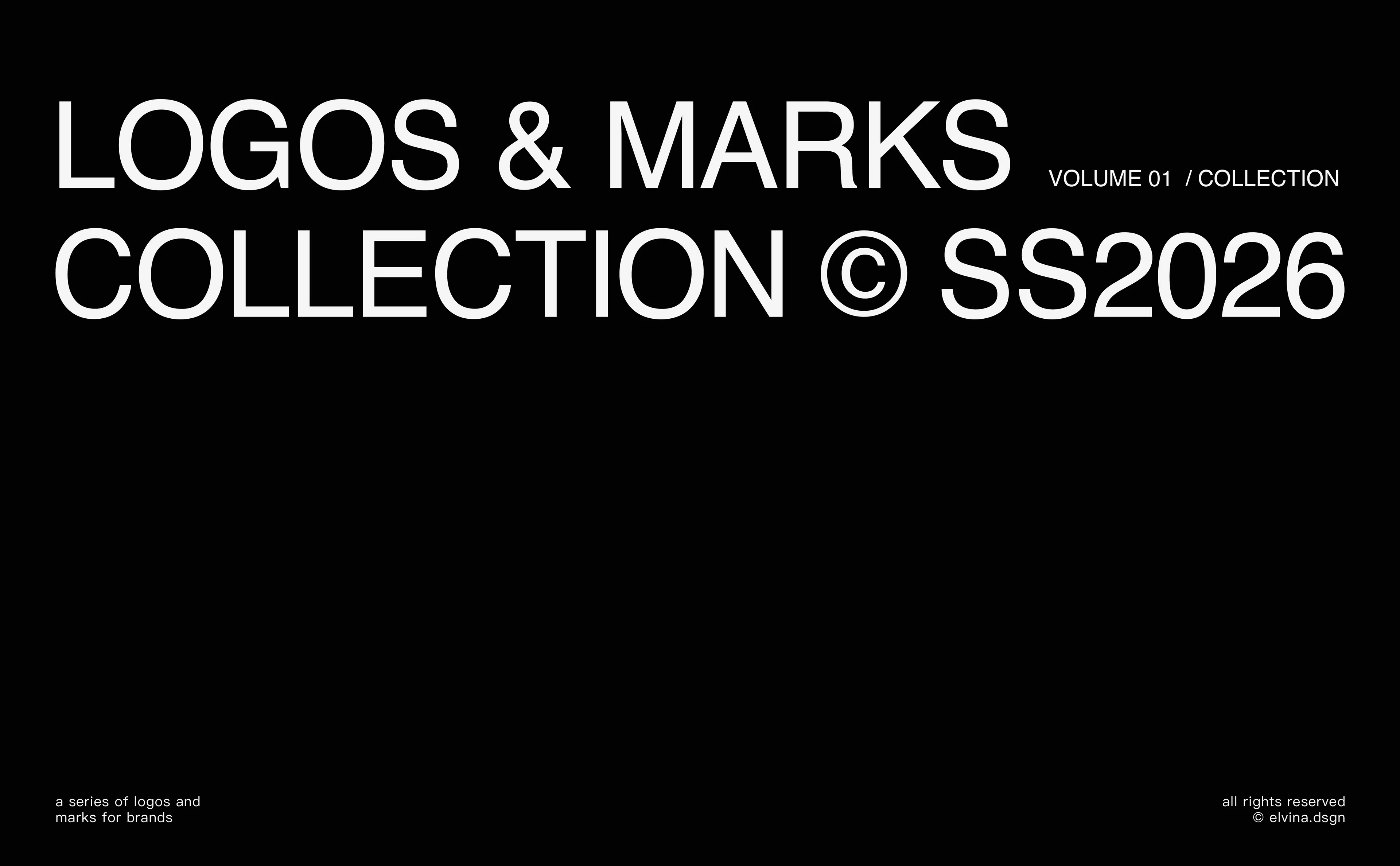 LOGO COLLECTION © SS01 — Изображение №1 — Брендинг, Графика на Dprofile