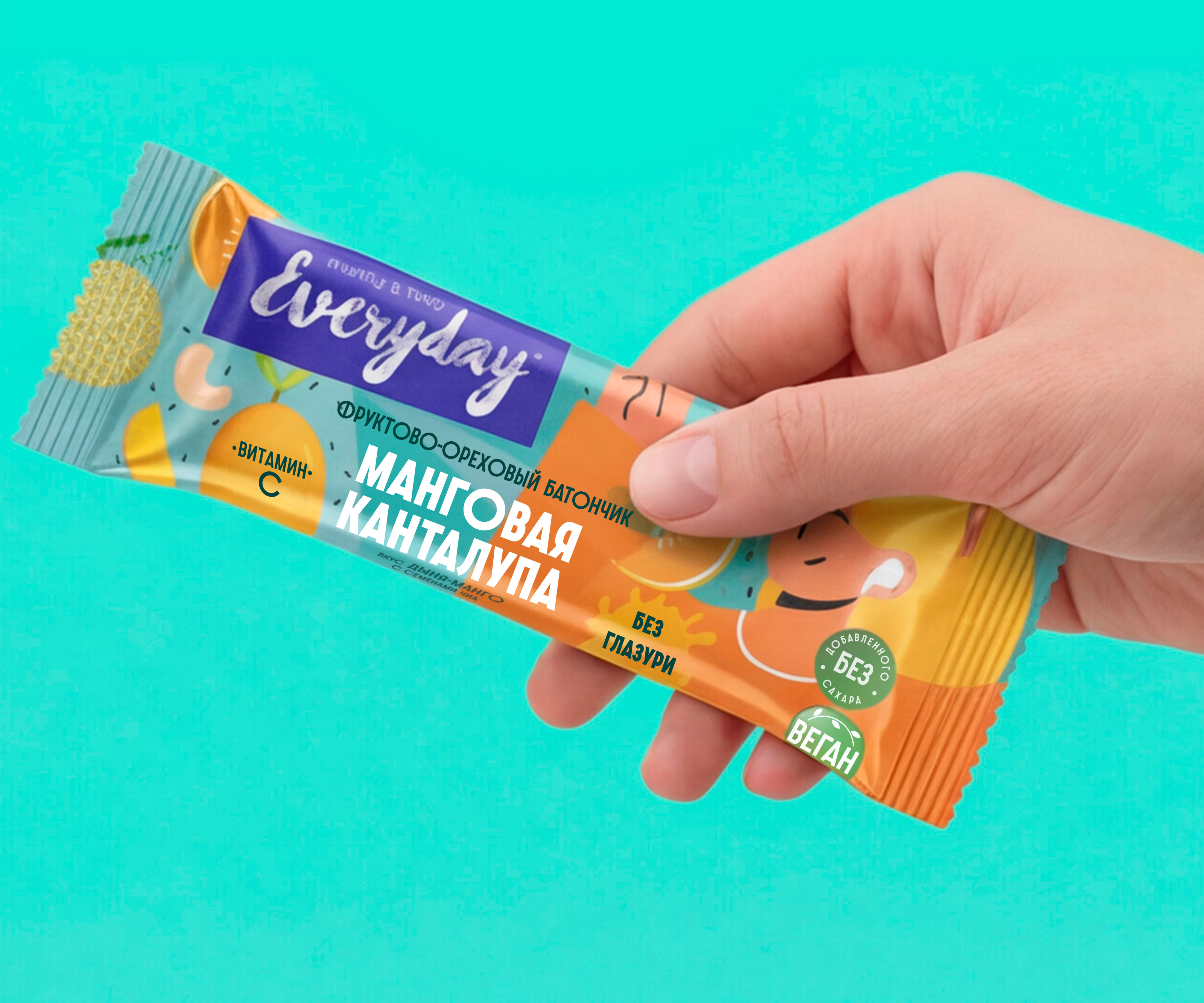 фруктово-ореховые батончики тм "Everyday" — Изображение №7 — Брендинг, Иллюстрация на Dprofile