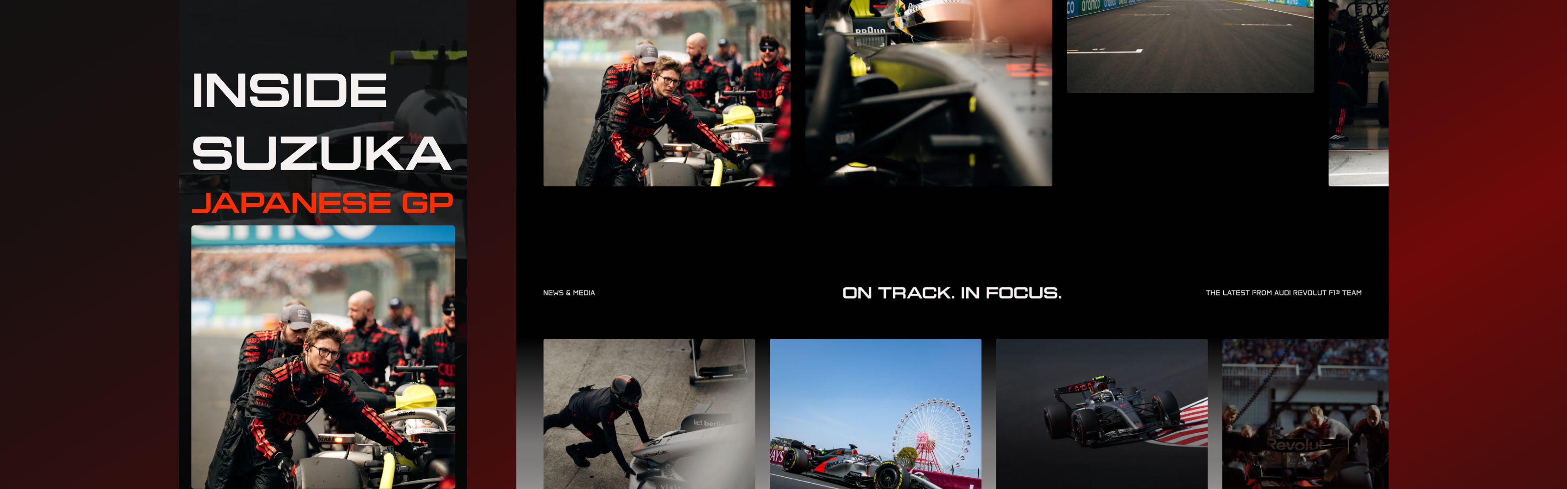 AUDI F1 | COMPANY WEBSITE — Изображение №12 — Интерфейсы на Dprofile