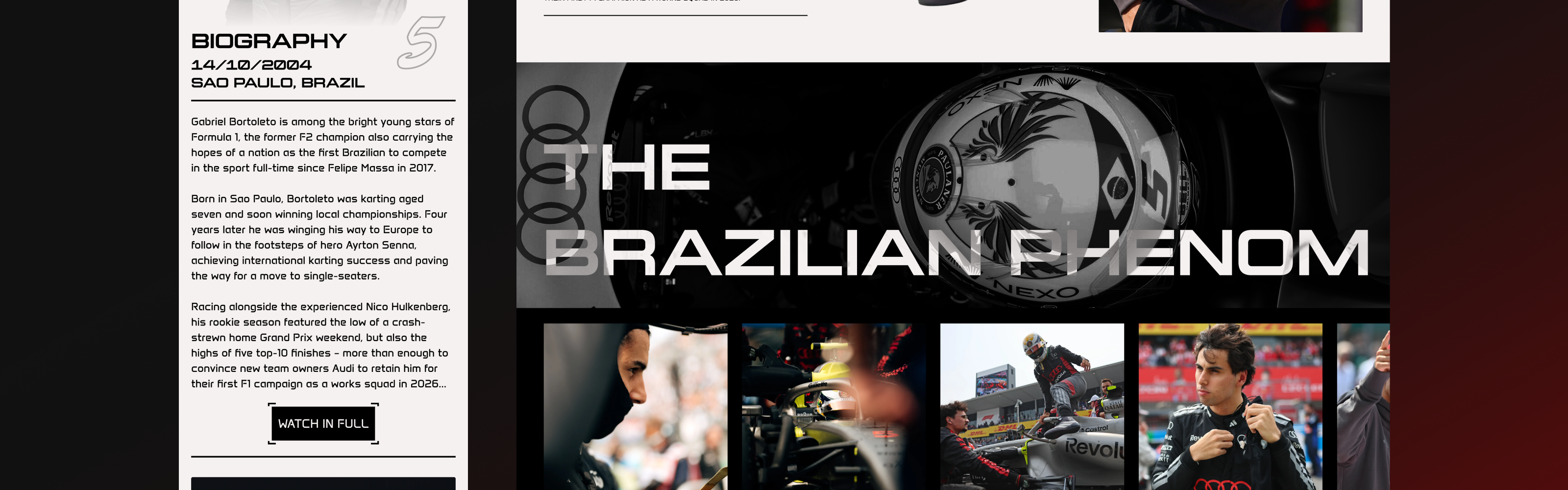 AUDI F1 | COMPANY WEBSITE — Изображение №56 — Интерфейсы на Dprofile