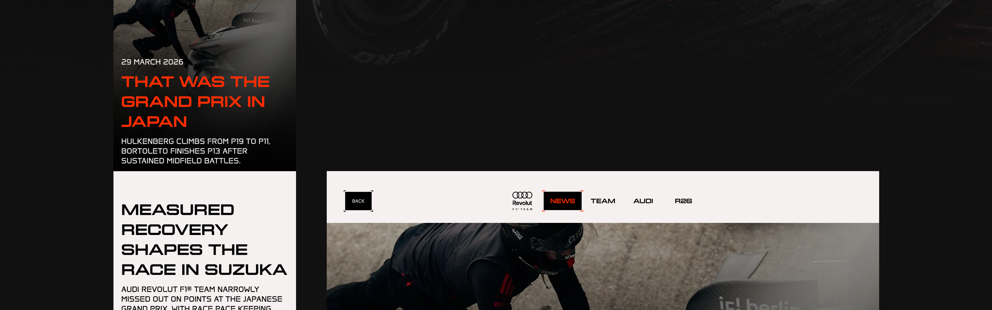 AUDI F1 | COMPANY WEBSITE — Изображение №29 — Интерфейсы на Dprofile