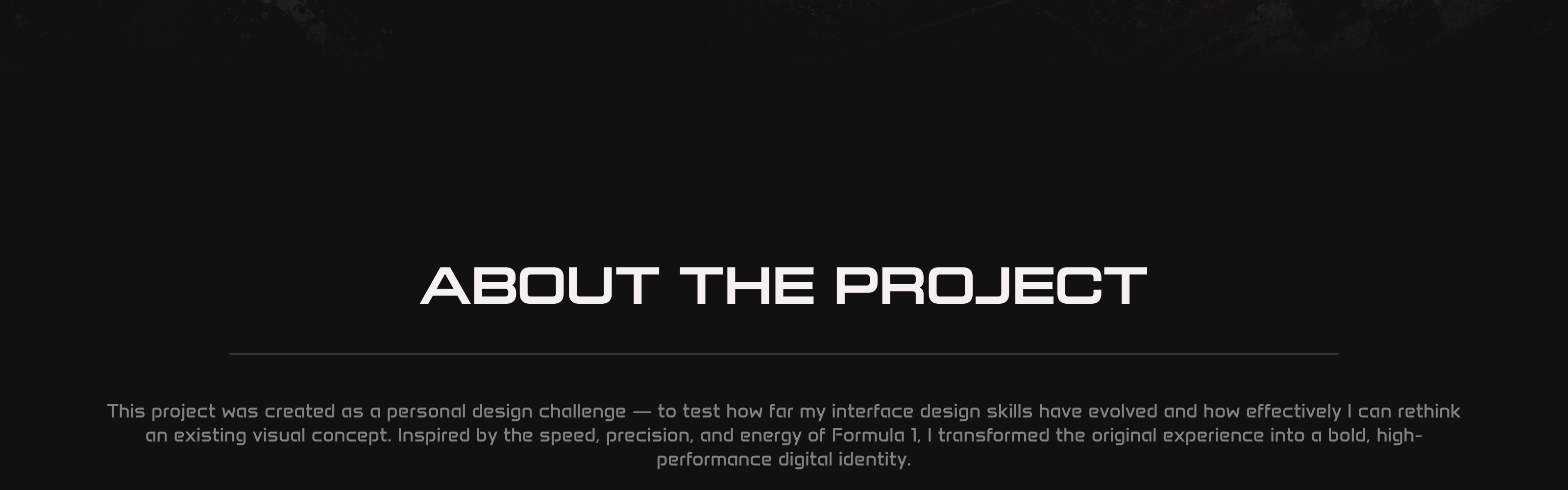 AUDI F1 | COMPANY WEBSITE — Изображение №3 — Интерфейсы на Dprofile