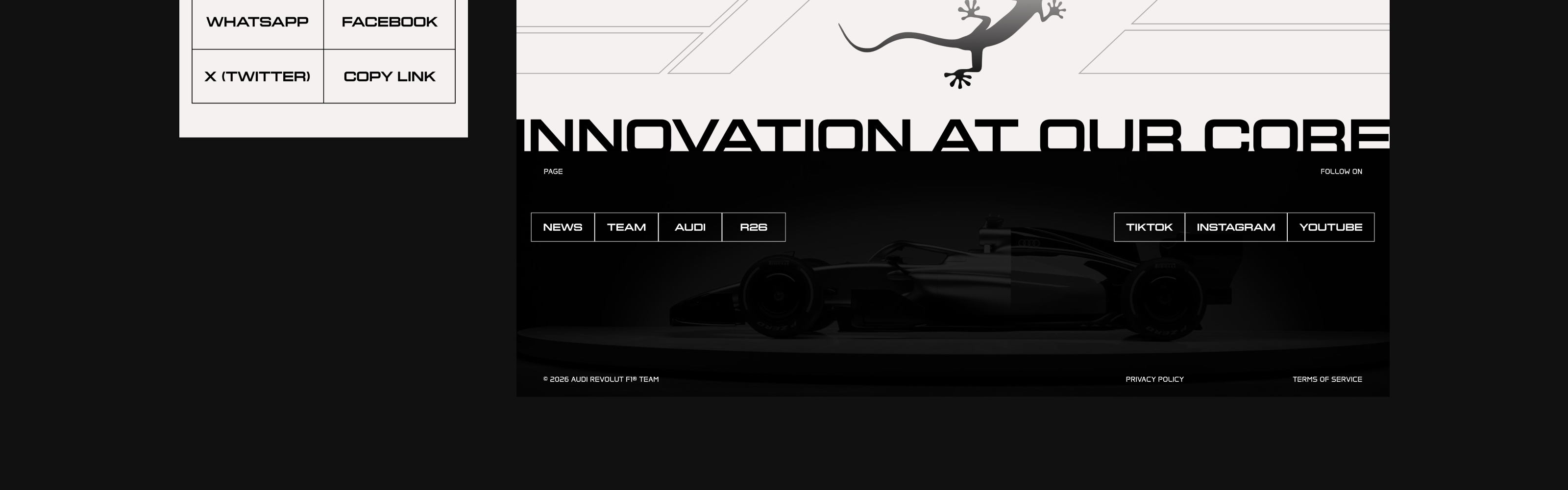 AUDI F1 | COMPANY WEBSITE — Изображение №32 — Интерфейсы на Dprofile