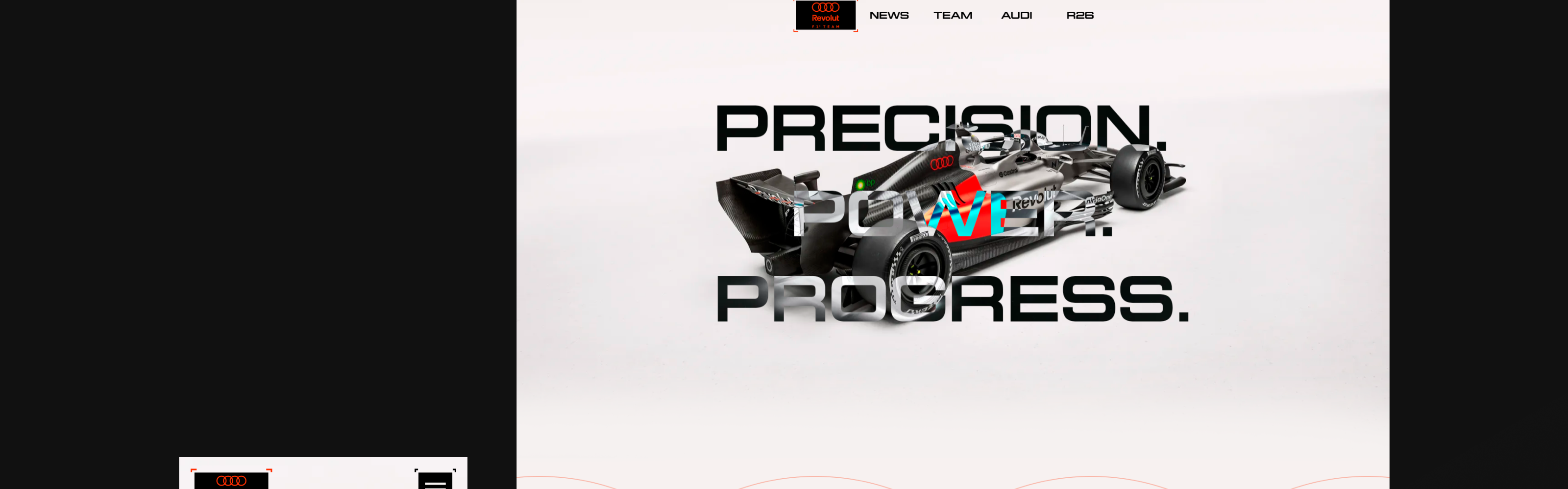 AUDI F1 | COMPANY WEBSITE — Изображение №9 — Интерфейсы на Dprofile