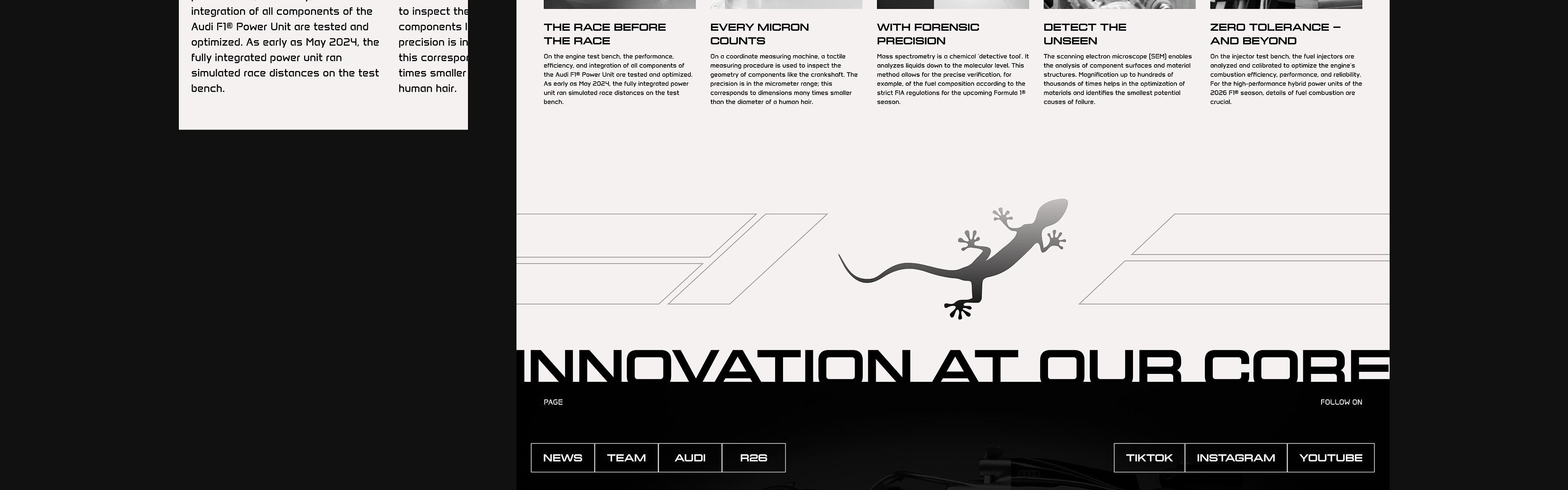 AUDI F1 | COMPANY WEBSITE — Изображение №68 — Интерфейсы на Dprofile