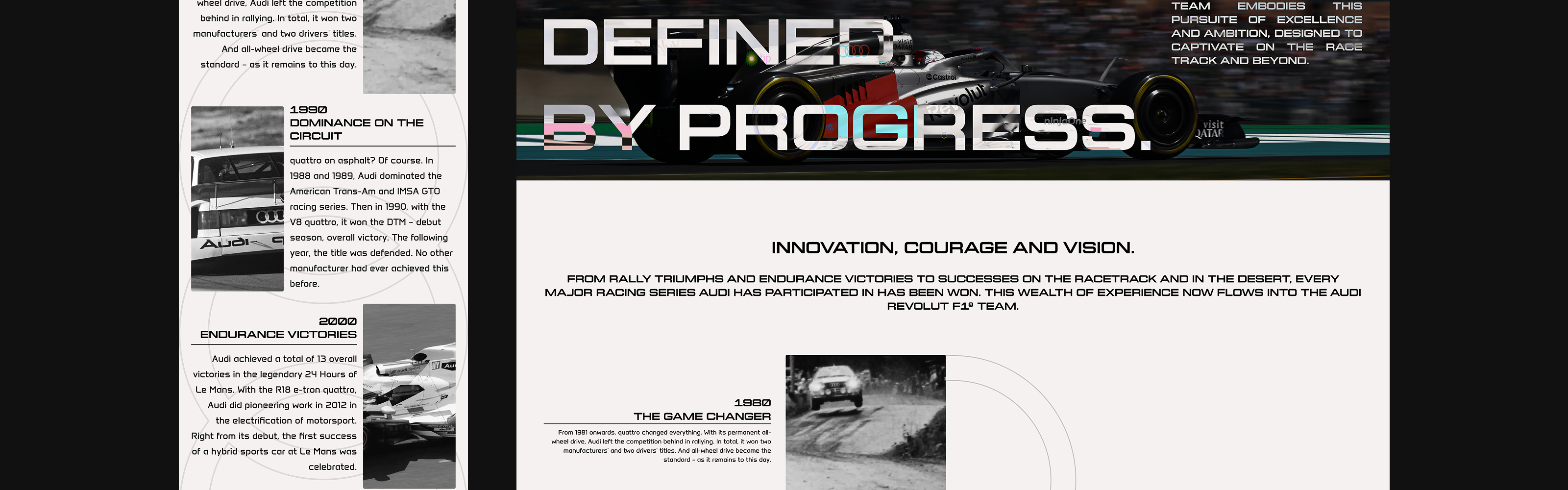 AUDI F1 | COMPANY WEBSITE — Изображение №65 — Интерфейсы на Dprofile