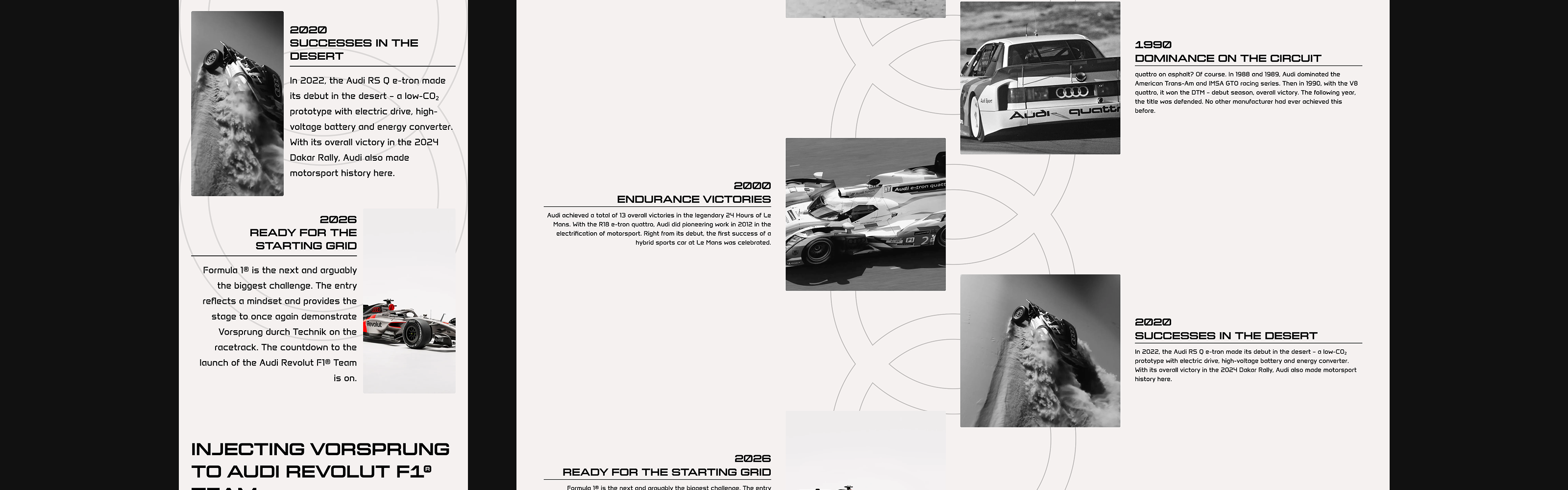 AUDI F1 | COMPANY WEBSITE — Изображение №66 — Интерфейсы на Dprofile
