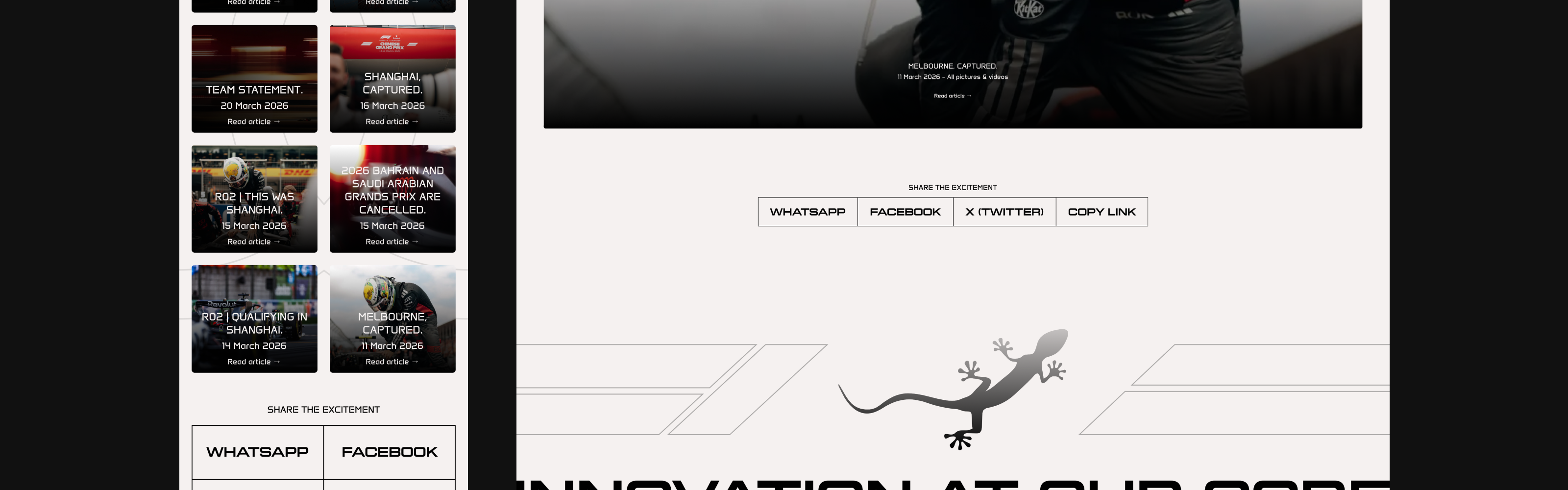 AUDI F1 | COMPANY WEBSITE — Изображение №26 — Интерфейсы на Dprofile
