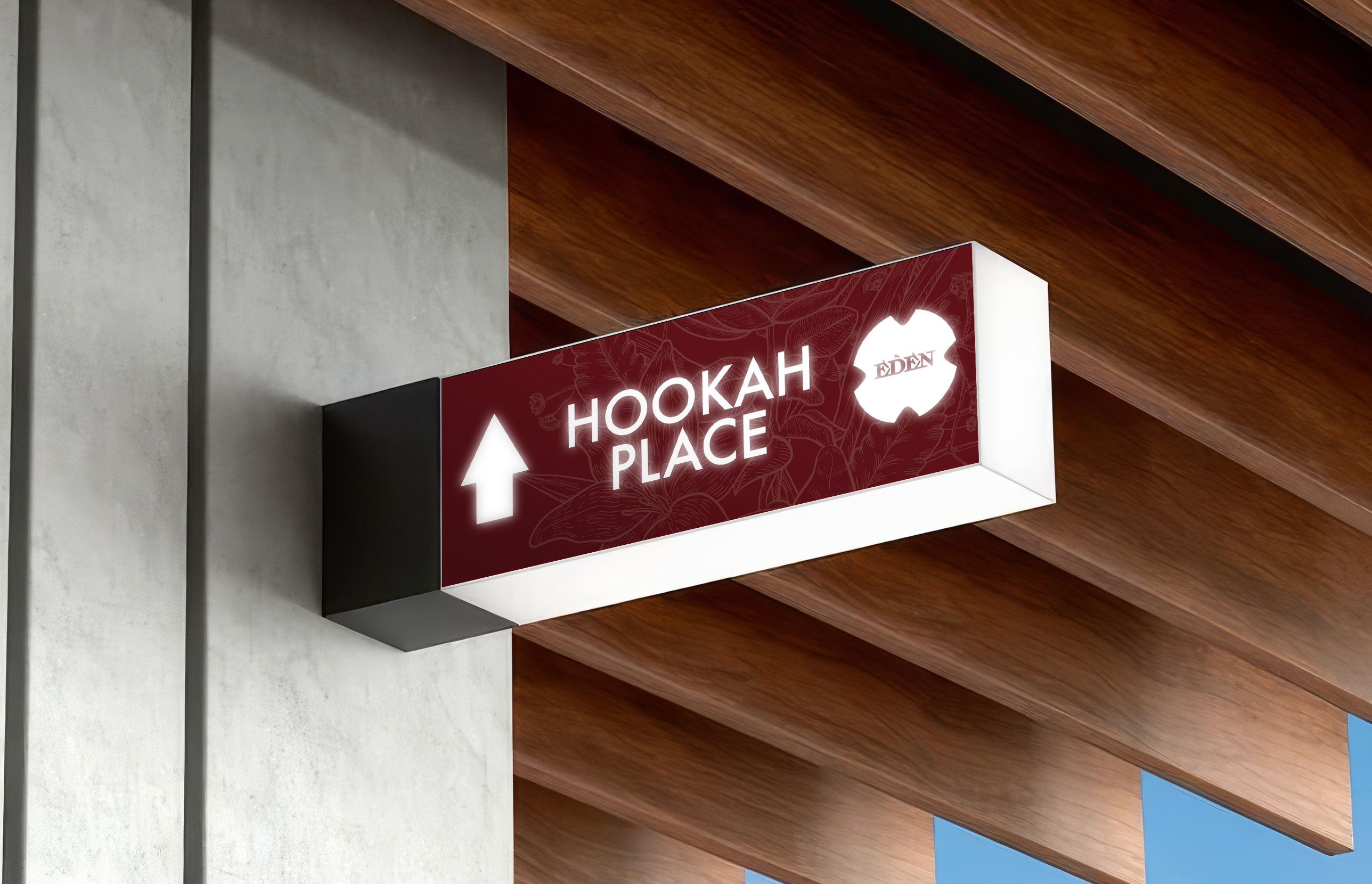 HOOKAHPLACE EDEN — Изображение №4 — Брендинг, Иллюстрация на Dprofile