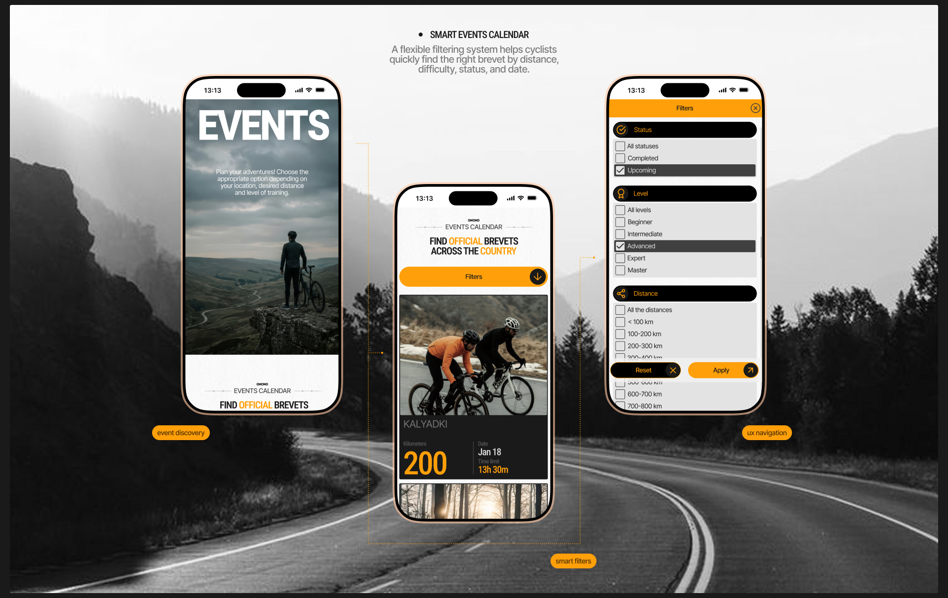 RANDONNEUR | Digital Platform for Cyclists — Изображение №11 — Интерфейсы, Брендинг на Dprofile