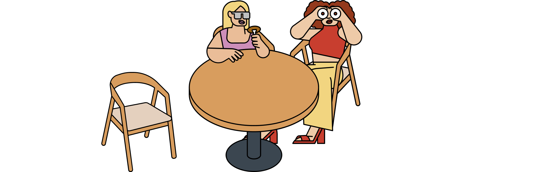 Иллюстрации для Кенгуру и ресторана Fresco — Изображение №5 — Иллюстрация, Маркетинг на Dprofile