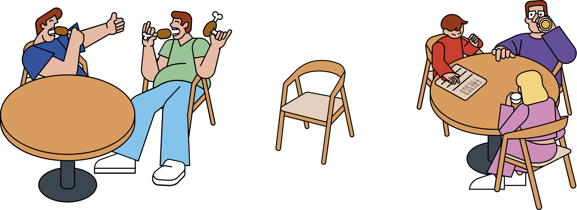 Иллюстрации для Кенгуру и ресторана Fresco — Изображение №7 — Иллюстрация, Маркетинг на Dprofile