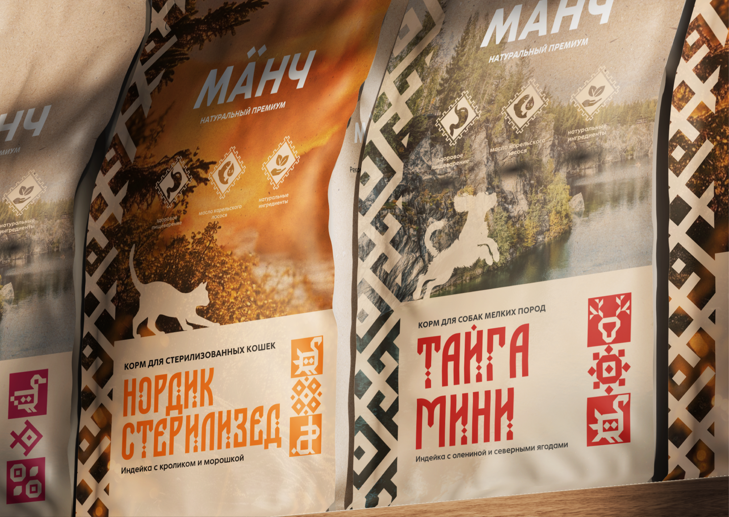 MАНЧ: Упаковка корма для животных — Изображение №1 — Брендинг на Dprofile