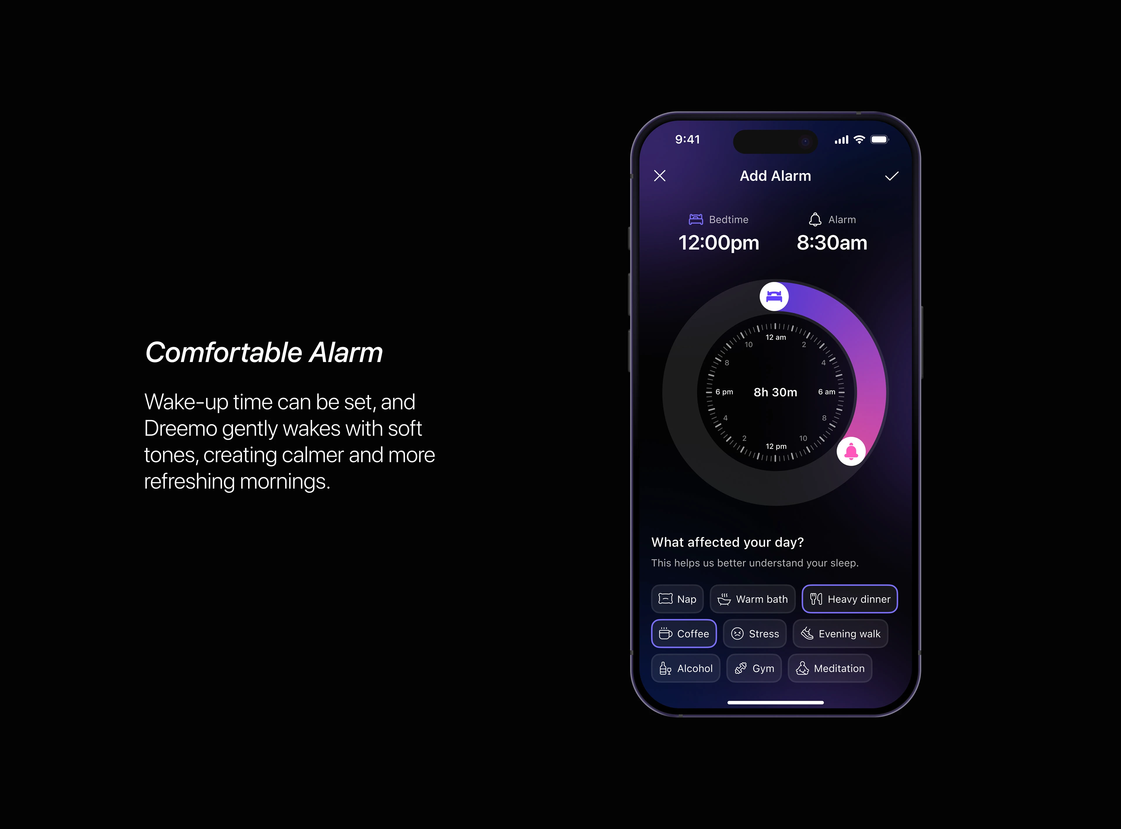 Dreemo – Smart Sleep App UI/UX — Изображение №5 — Интерфейсы на Dprofile