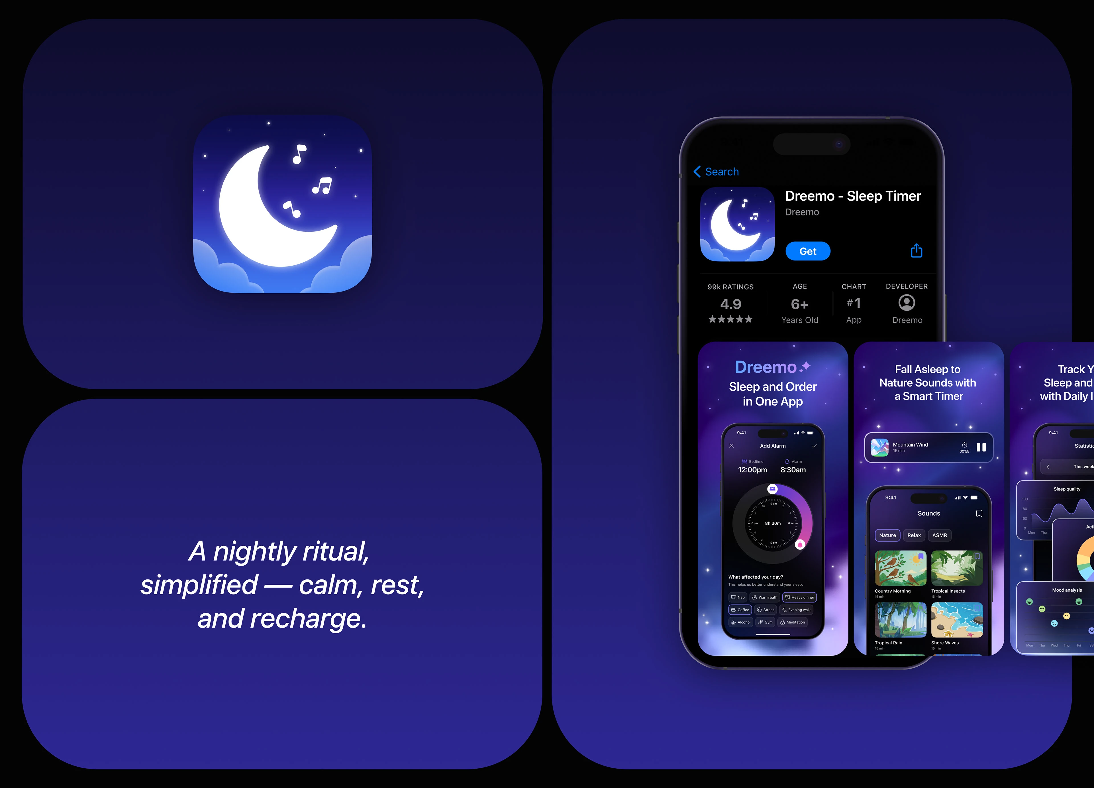 Dreemo – Smart Sleep App UI/UX — Изображение №10 — Интерфейсы на Dprofile