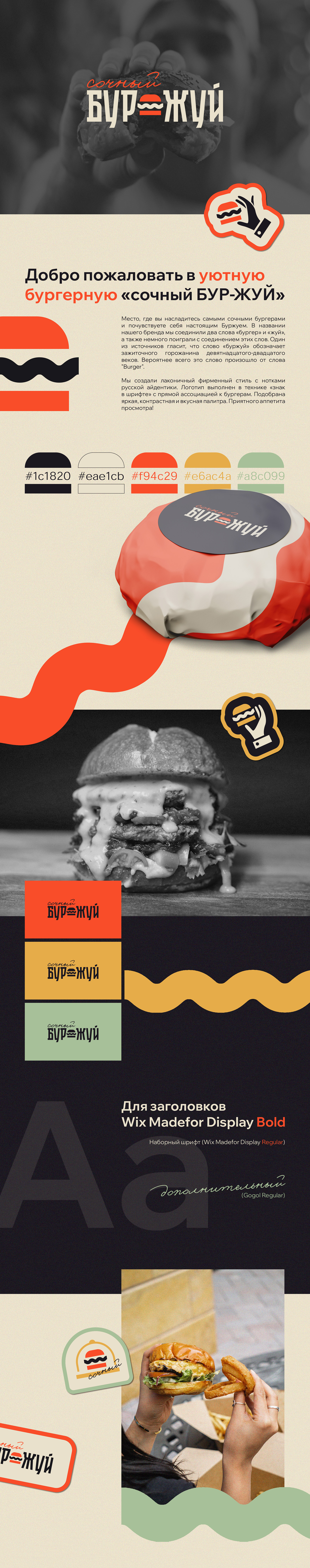 Логотип для бургерной — Изображение №1 — Брендинг на Dprofile