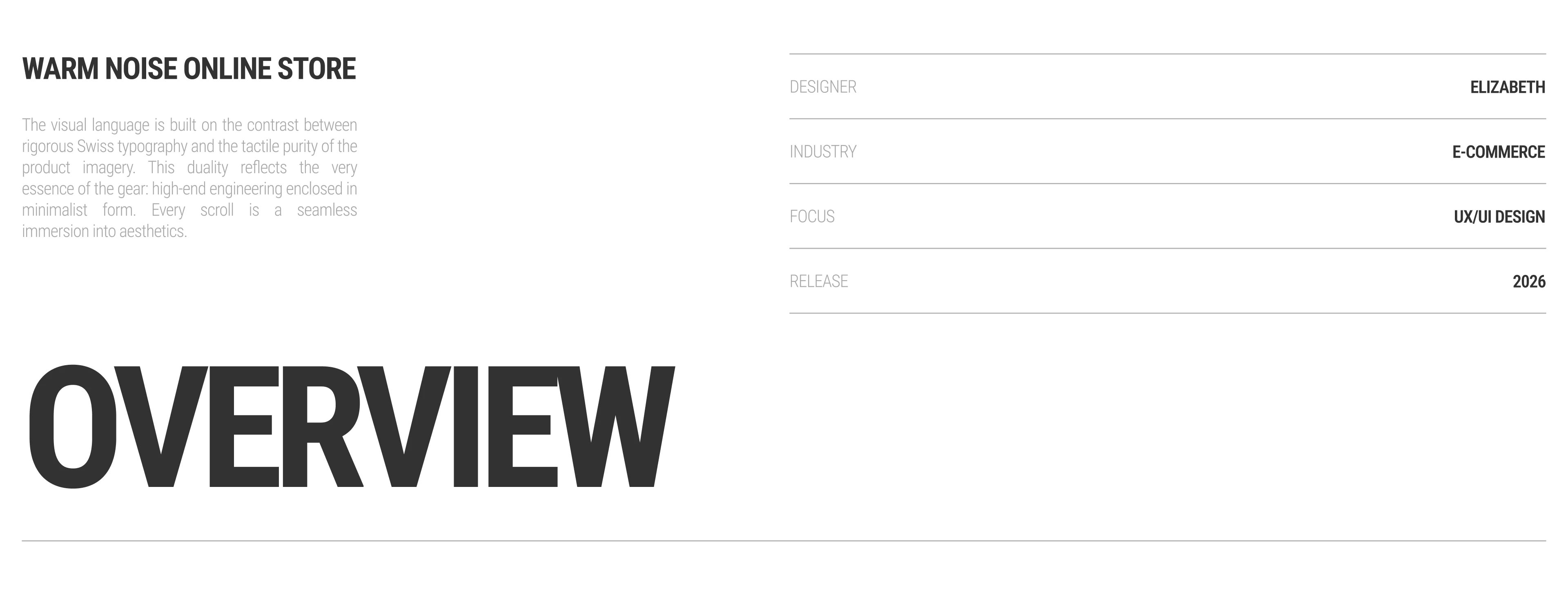 Online store Warm Noise | UX/UI | Website — Изображение №1 — Интерфейсы, Анимация на Dprofile