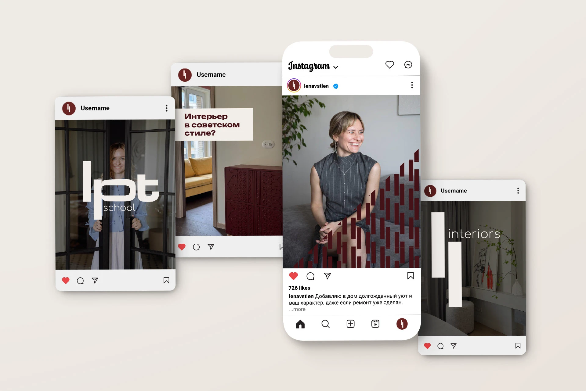 ЛОГОТИП АЙДЕНТИКА ДИЗАЙНЕРА ДЕКОРАТОРА ИНТЕРЬЕРОВ — Изображение №18 — Брендинг на Dprofile