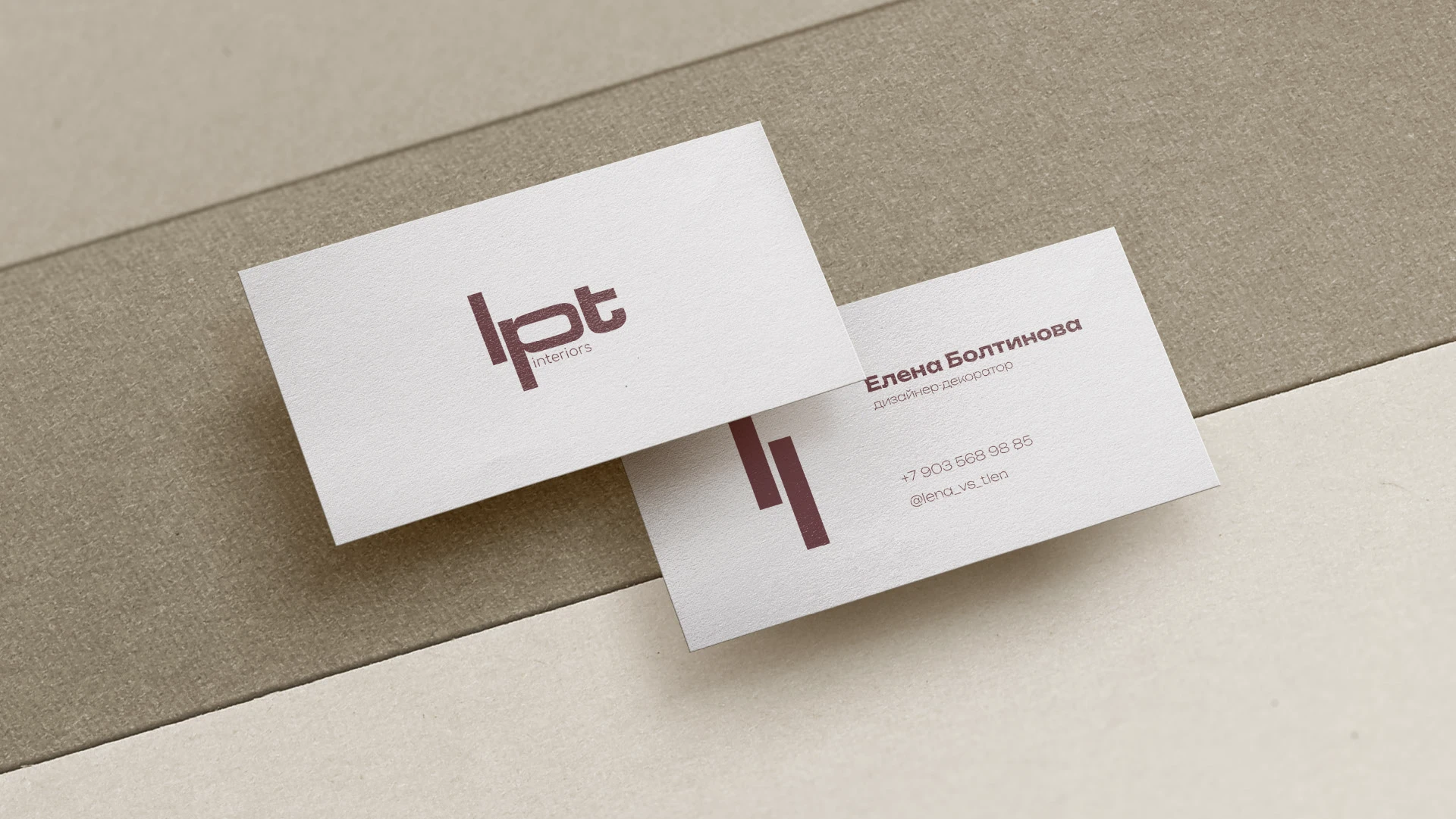 ЛОГОТИП АЙДЕНТИКА ДИЗАЙНЕРА ДЕКОРАТОРА ИНТЕРЬЕРОВ — Изображение №14 — Брендинг на Dprofile