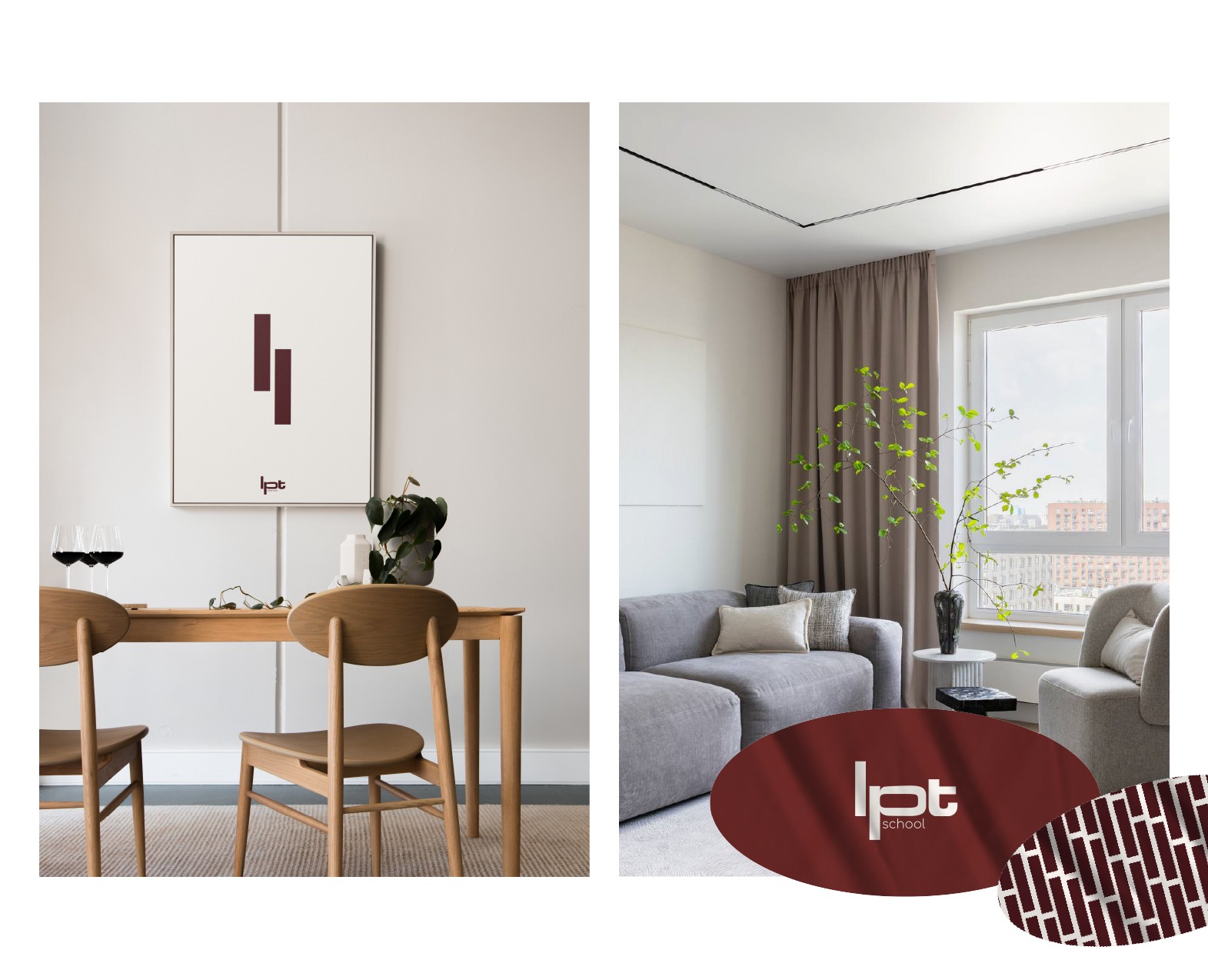 ЛОГОТИП АЙДЕНТИКА ДИЗАЙНЕРА ДЕКОРАТОРА ИНТЕРЬЕРОВ — Брендинг на Dprofile