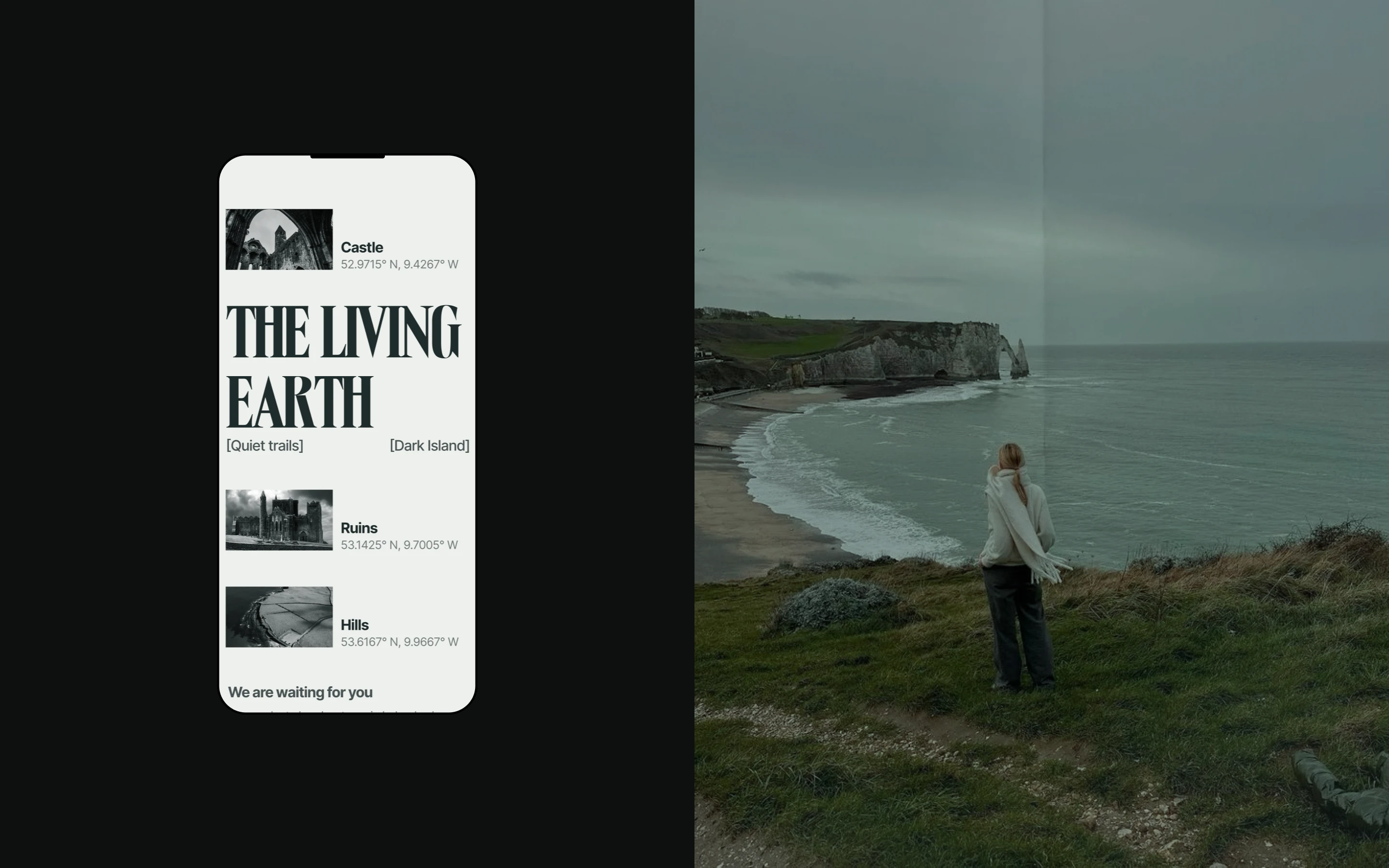 INIS NOWHERE | AUTHOR'S TOURS OF IRELAND — Изображение №4 — Интерфейсы на Dprofile