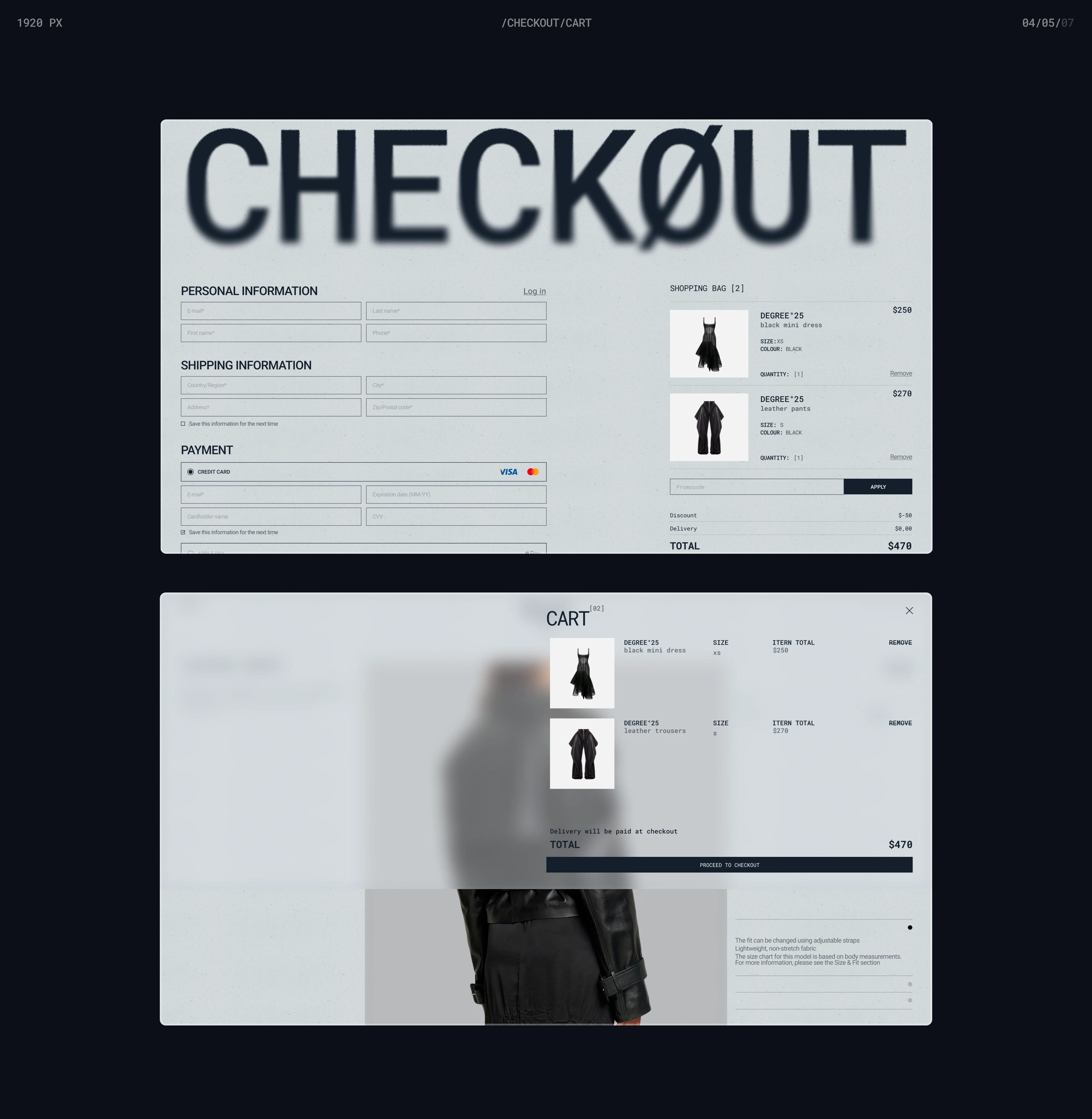 ØBLIQUE | E-commerce — Изображение №10 — Интерфейсы на Dprofile