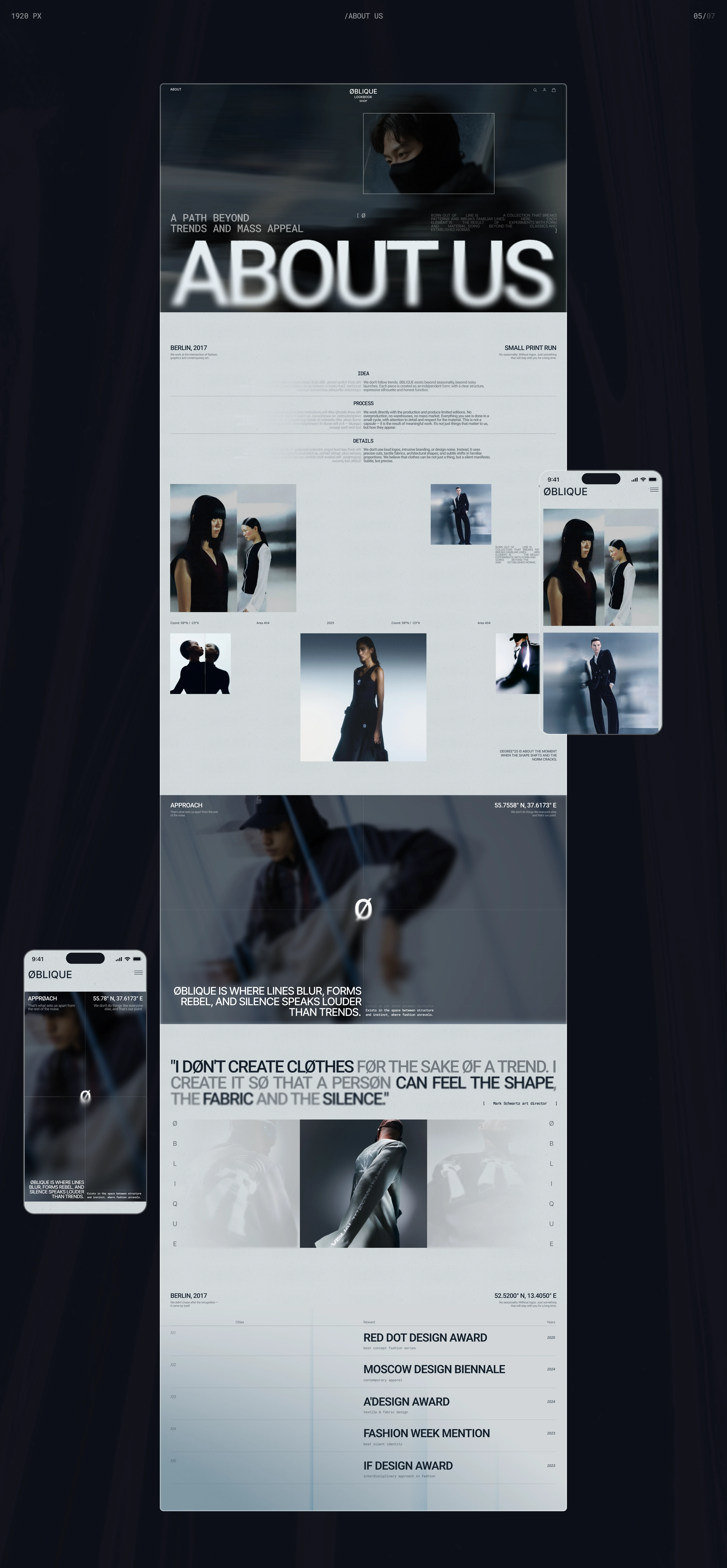 ØBLIQUE | E-commerce — Изображение №13 — Интерфейсы на Dprofile