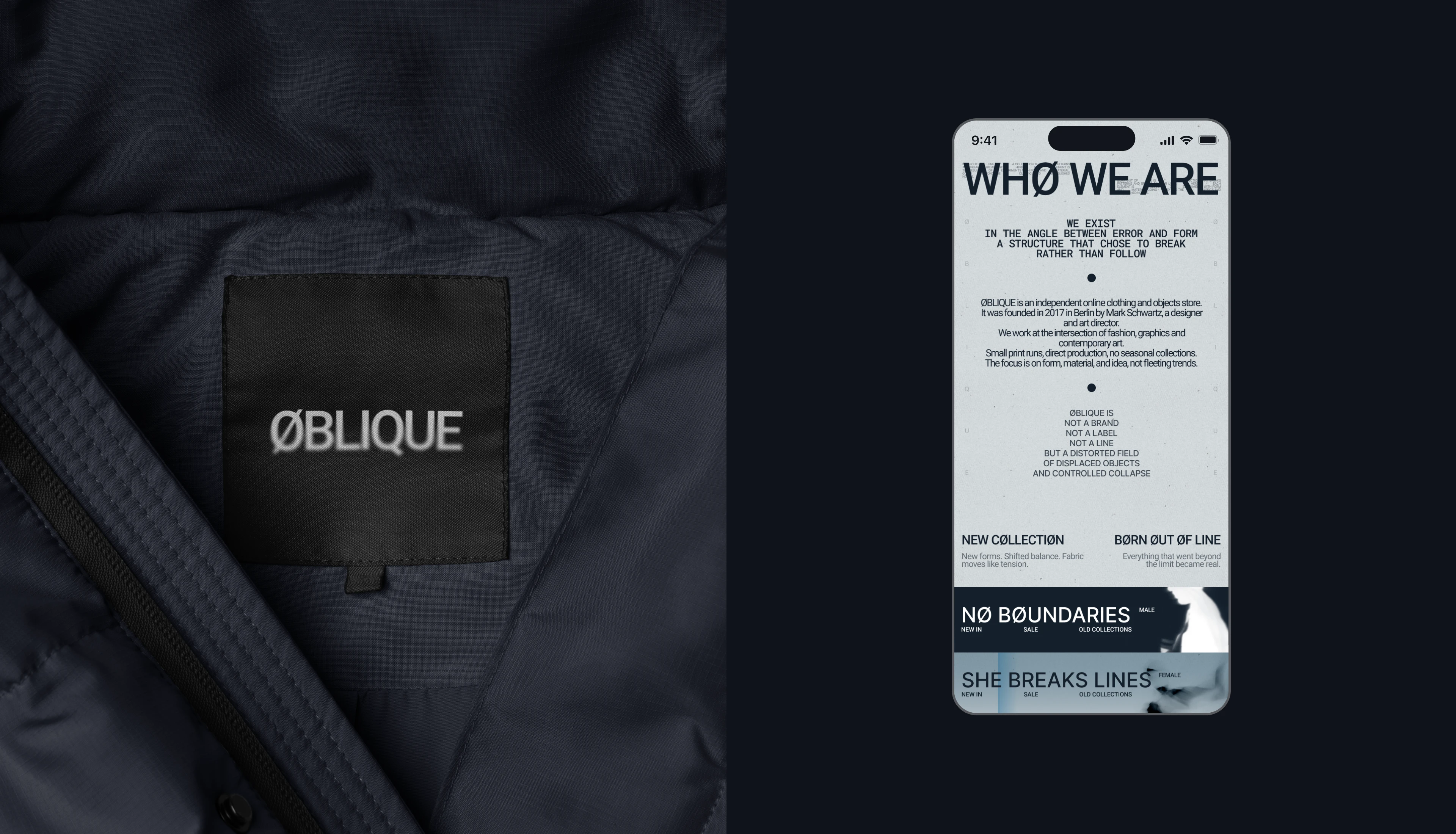 ØBLIQUE | E-commerce — Изображение №4 — Интерфейсы на Dprofile