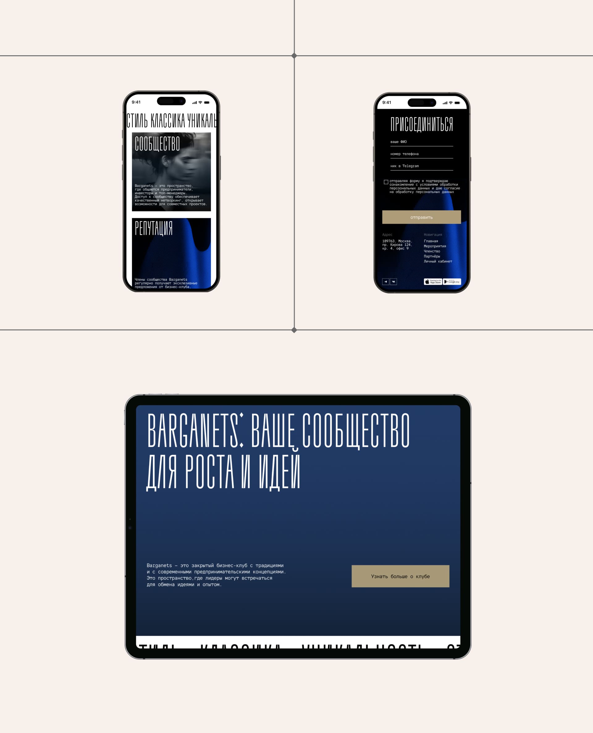 Barganets | промо-сайт — Изображение №9 — Интерфейсы, Графика на Dprofile