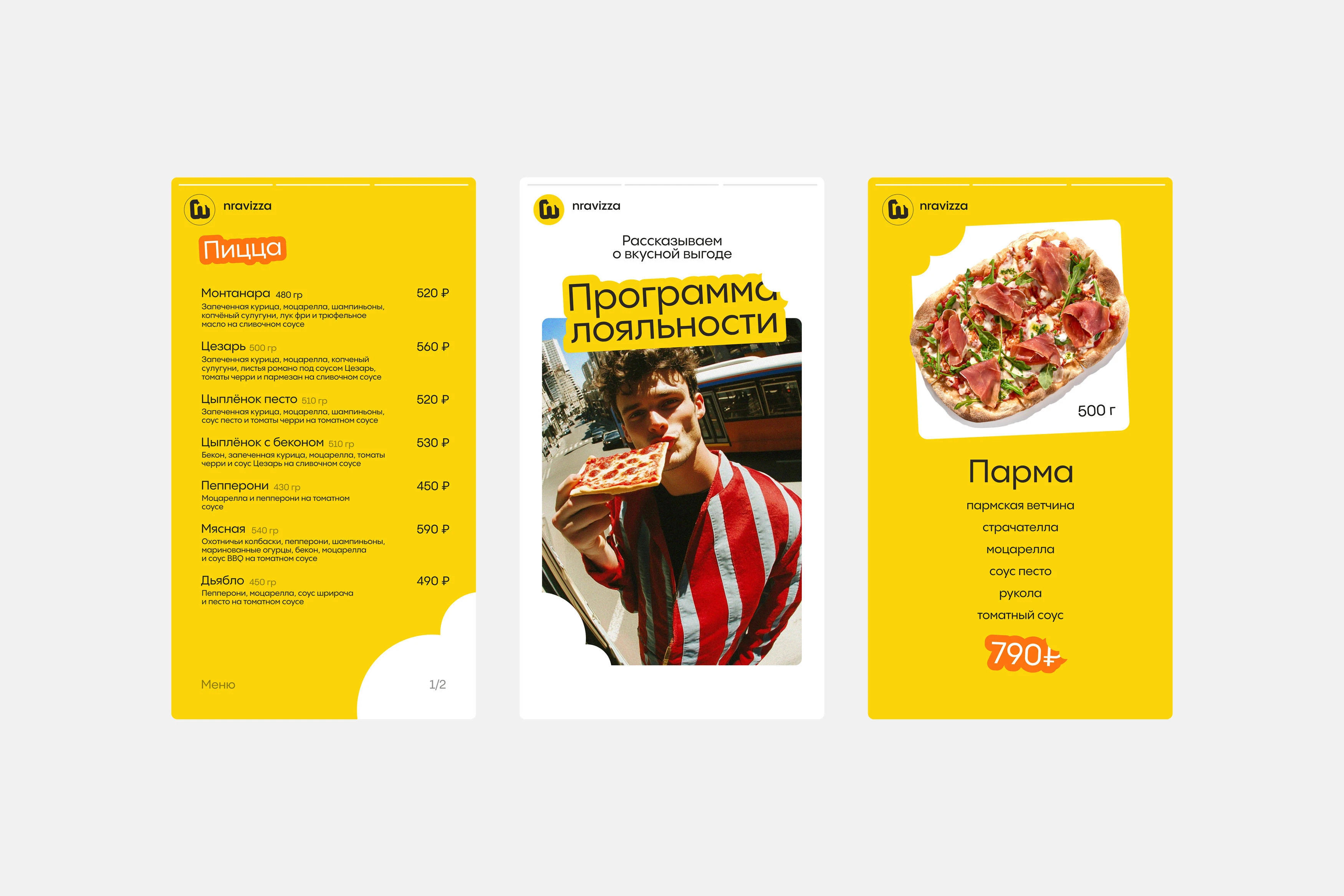 Nravizza — Изображение №2 — Брендинг на Dprofile