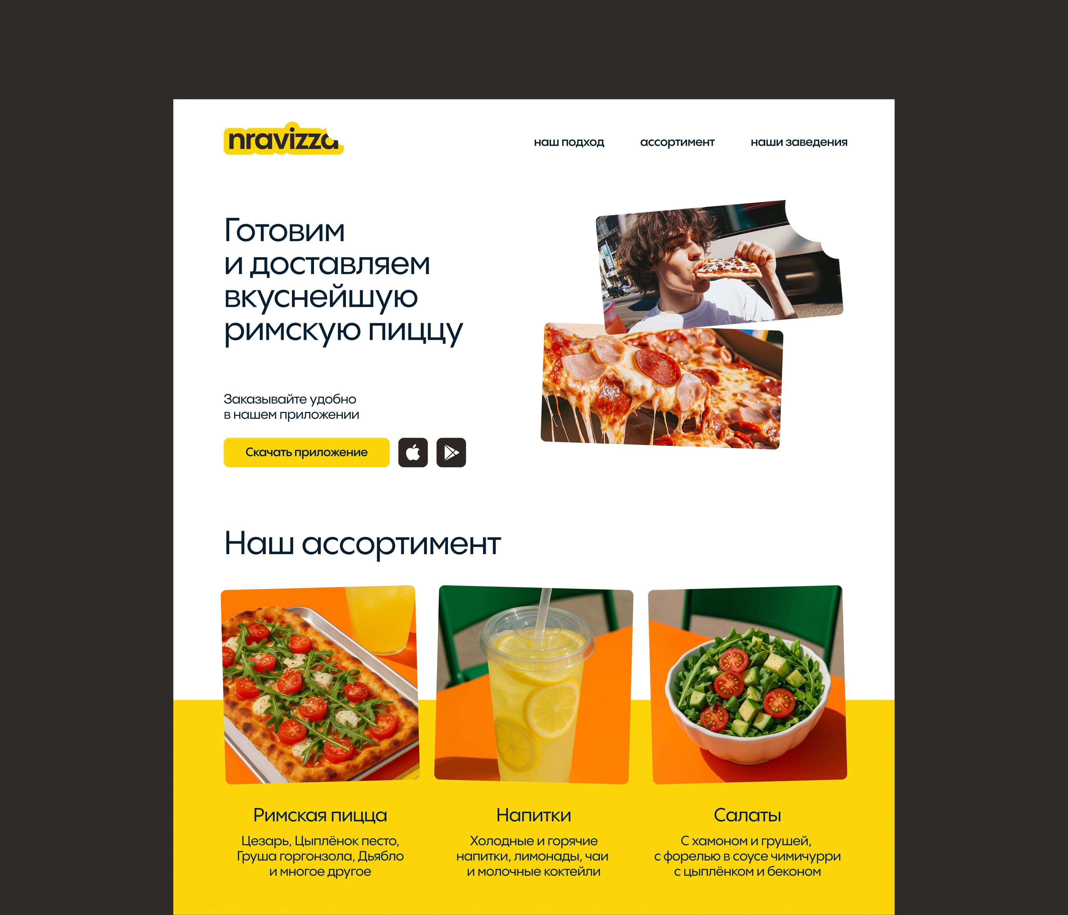 Nravizza — Изображение №6 — Брендинг на Dprofile