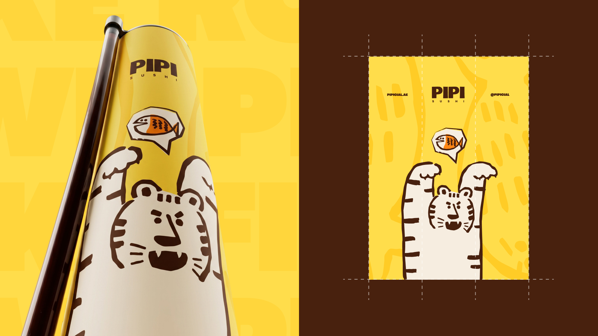 PIPI Sushi | Brand Identity — Изображение №12 — Брендинг, Промдизайн на Dprofile