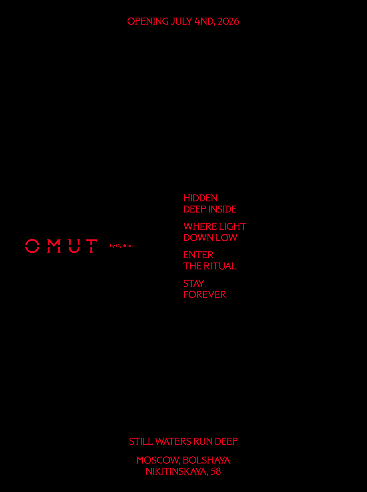 OMUT by Cyclone — Изображение №13 — Интерфейсы, Брендинг на Dprofile