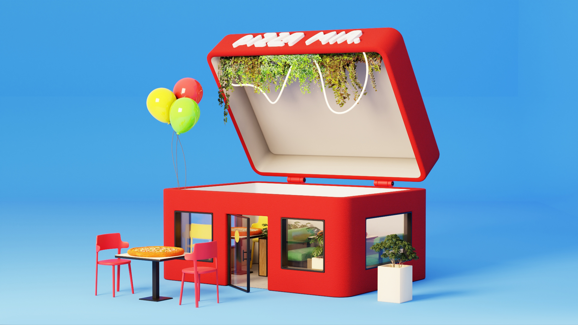 РК "Открытие нового ресторана" — Изображение №3 — Иллюстрация, Маркетинг на Dprofile