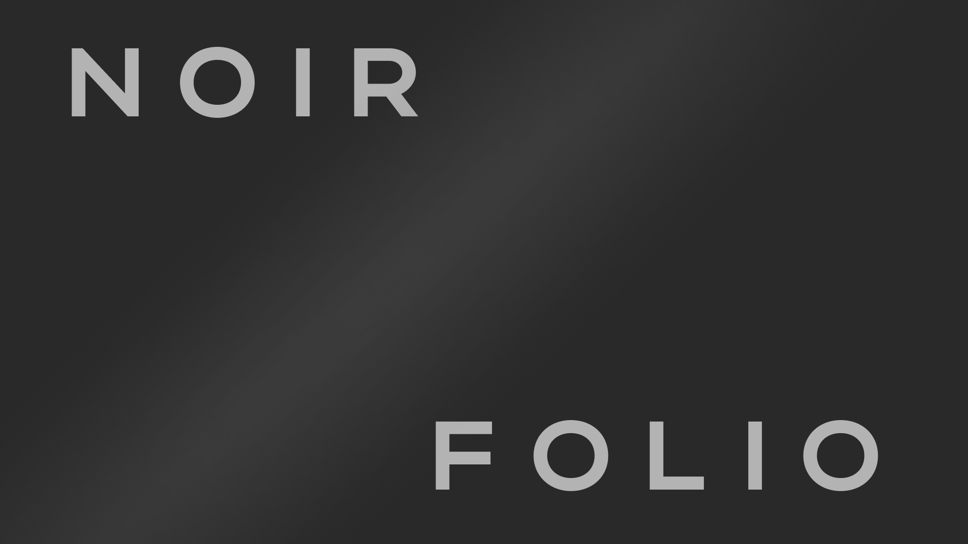 Noir Folio — Изображение №1 — Брендинг, Графика на Dprofile