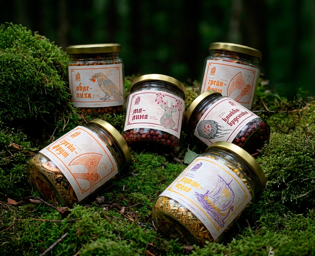 Рагнарёк | Брендинг и упаковка линейки настоек на Dprofile