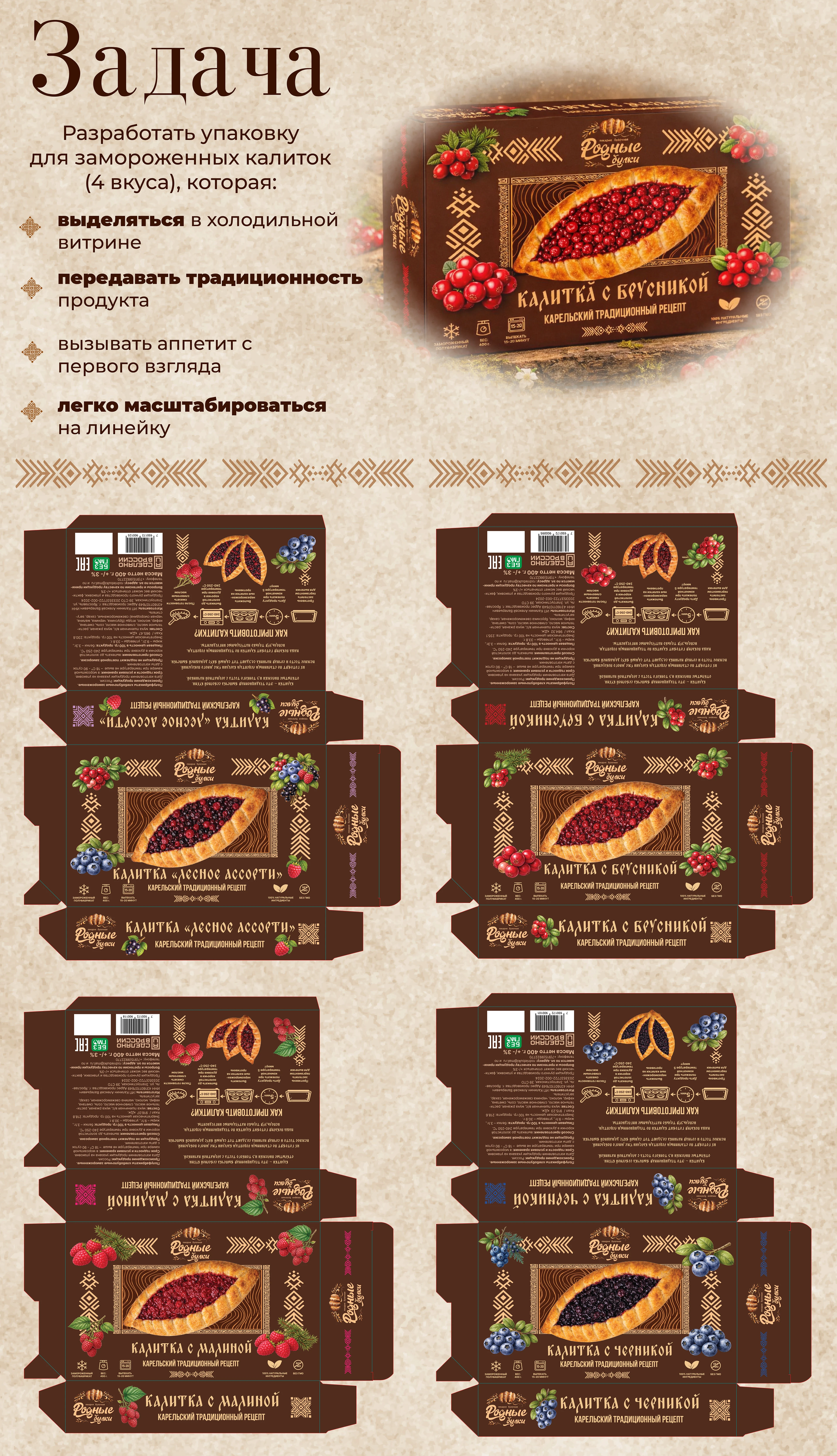 Frozen Kalitki Packaging — Изображение №1 — Брендинг на Dprofile