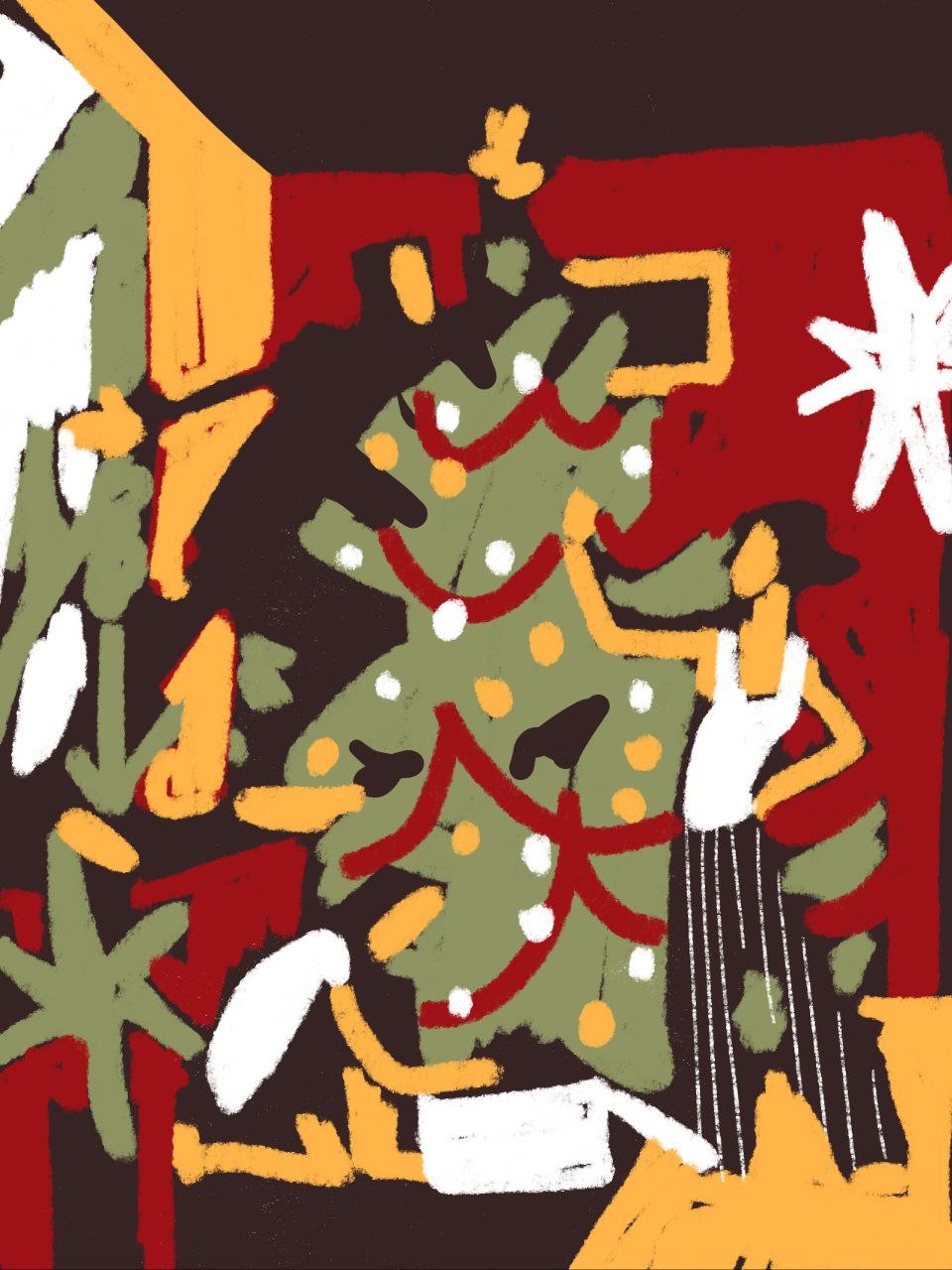 Новогодние открытки 2026 — Изображение №16 — Иллюстрация, Графика на Dprofile