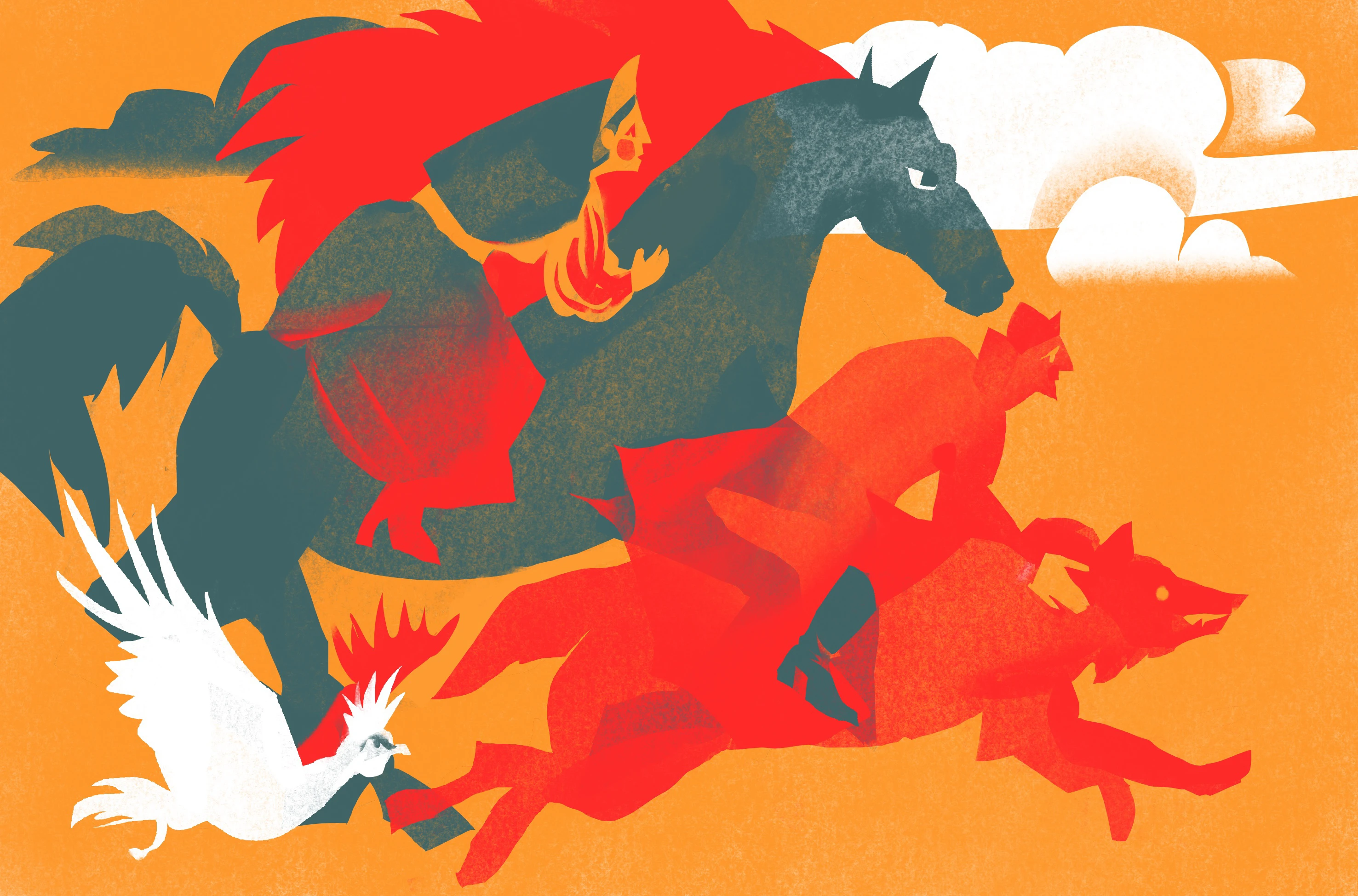 Сказка об Иване Царевиче и сером волке — Изображение №4 — Иллюстрация, Графика на Dprofile